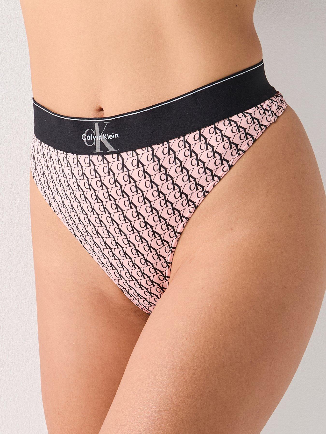  image of calvin-klein-thong-redwhite