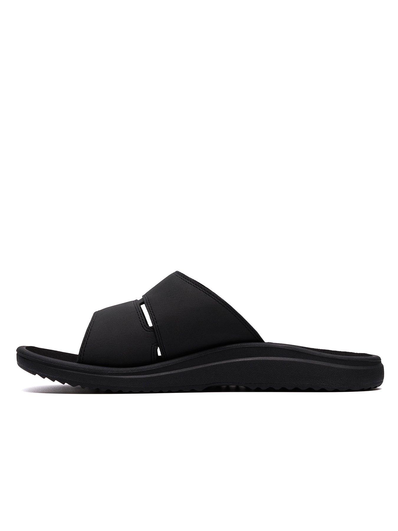  image of clarks-brinkley-sliders-black