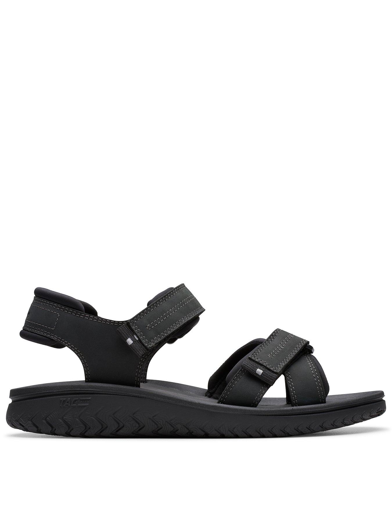 Clarks Wesley Shore Sandals - Black