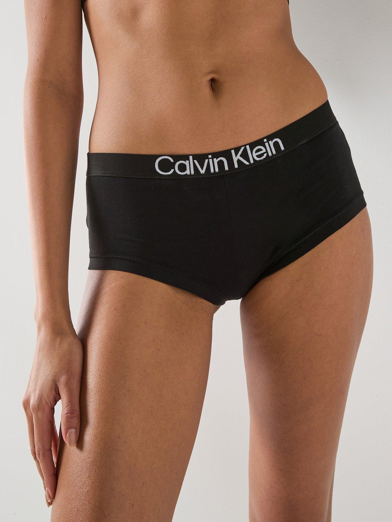  image of calvin-klein-boyshort-3pk-black
