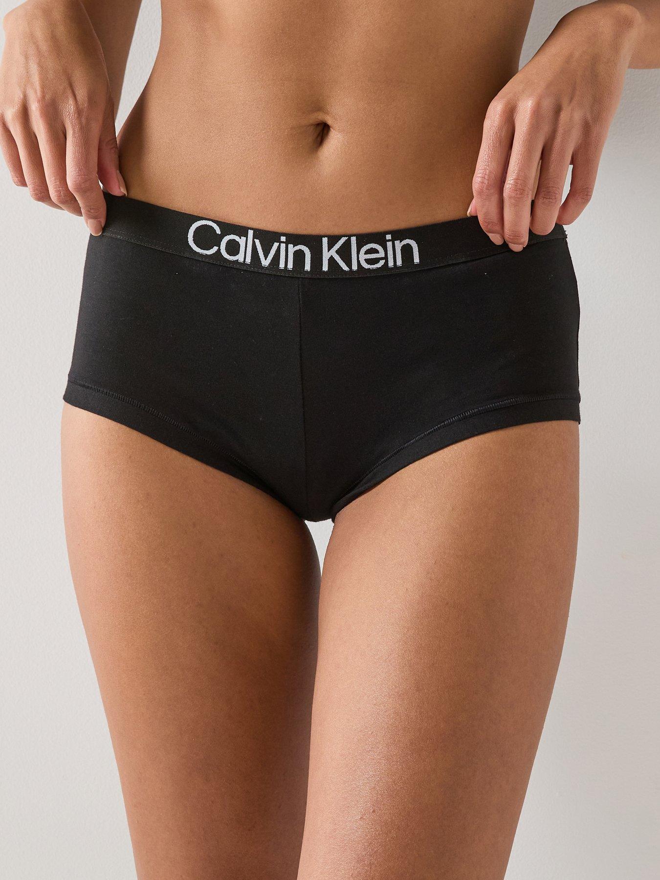  image of calvin-klein-boyshort-3pk-black