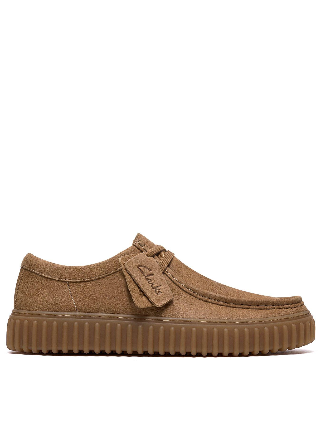 Clarks Torhill Lo Lace Up Shoes - Light Brown