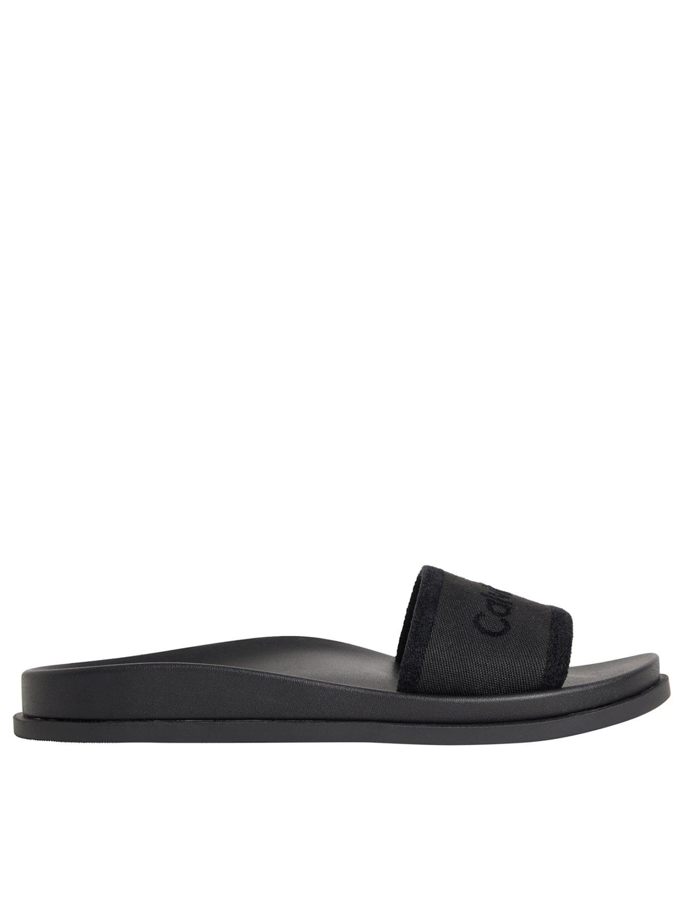 Image 2 of 3 of Calvin Klein City Sandal Mule Webbing - Black