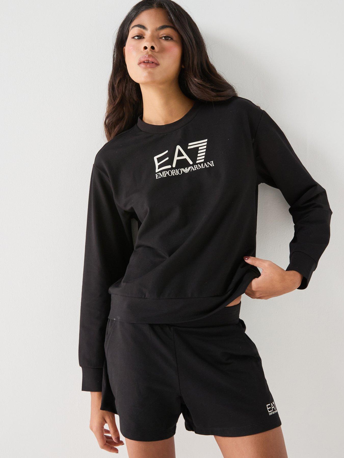 EA7 Emporio Armani Train Tracksuits Womens Shorts  - Black
