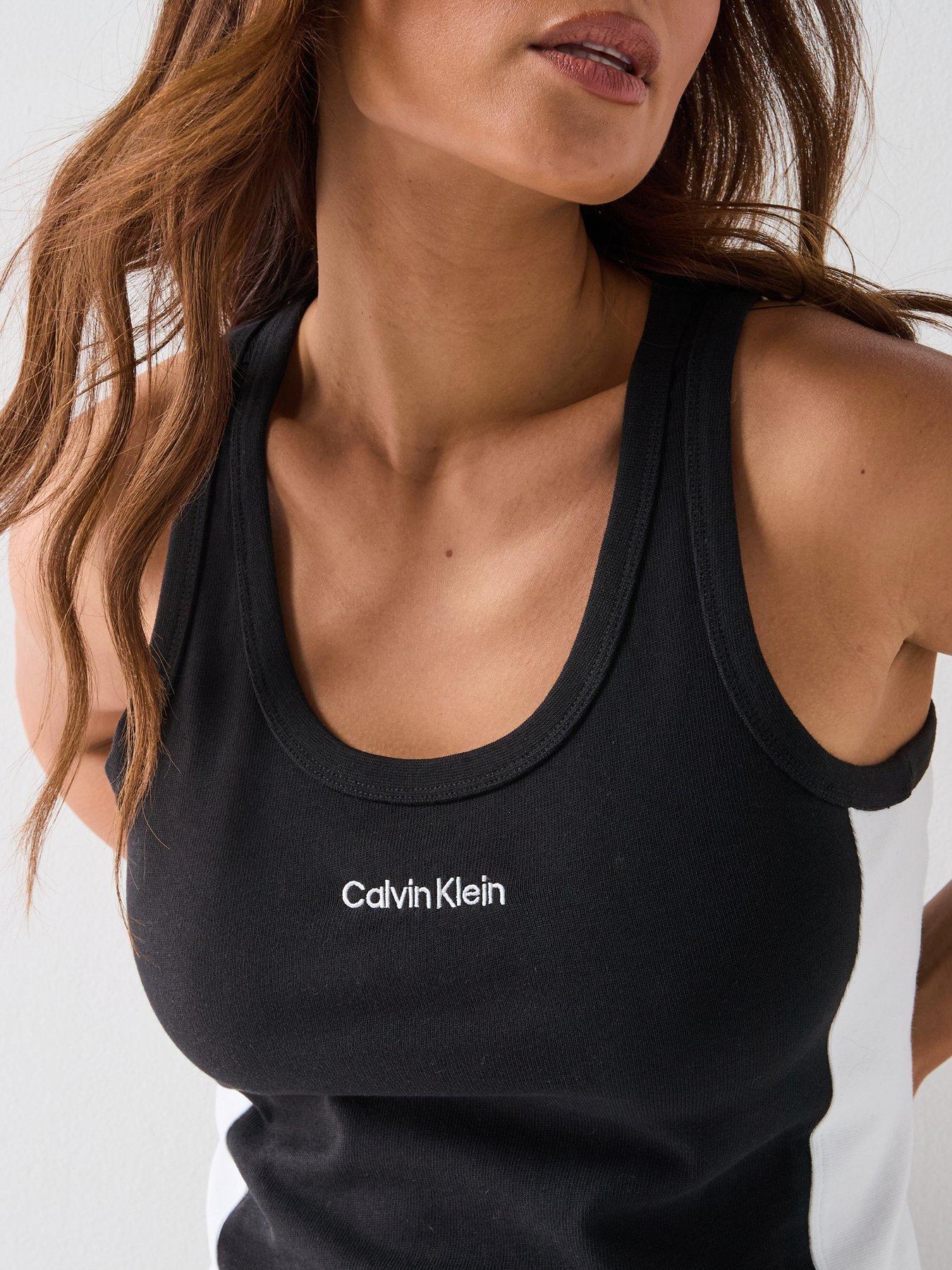  image of calvin-klein-tank-top-black