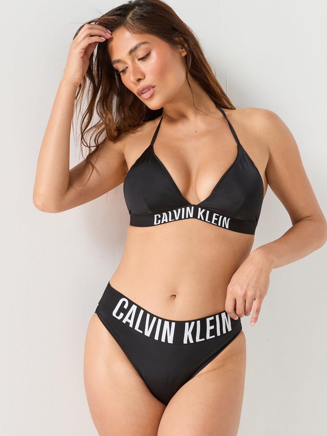 Image 3 of 5 of Calvin Klein Intense Power Bikini Bottoms - Black
