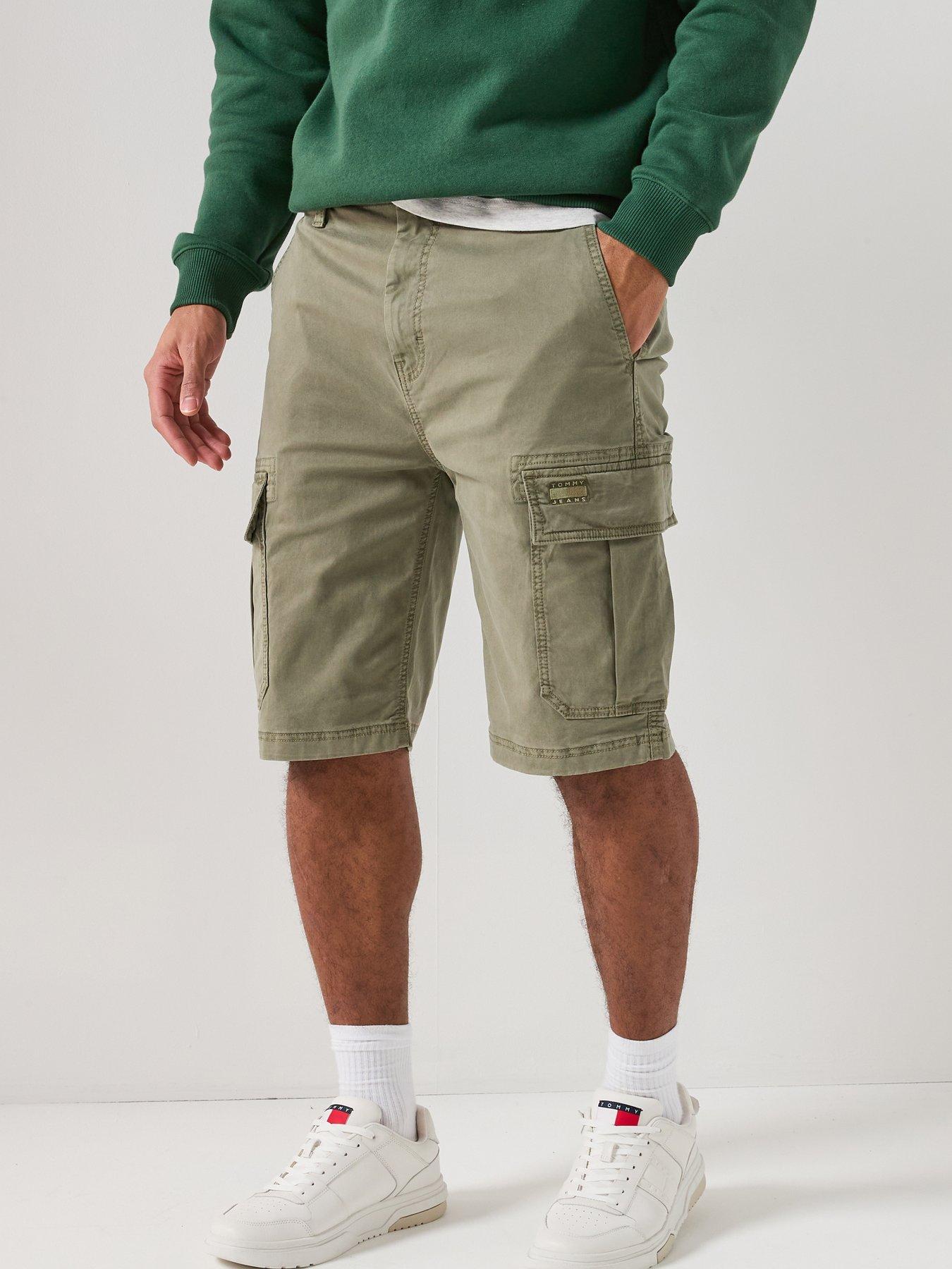 Tommy Jeans Otis Washed Cargo Shorts - Utility Sage