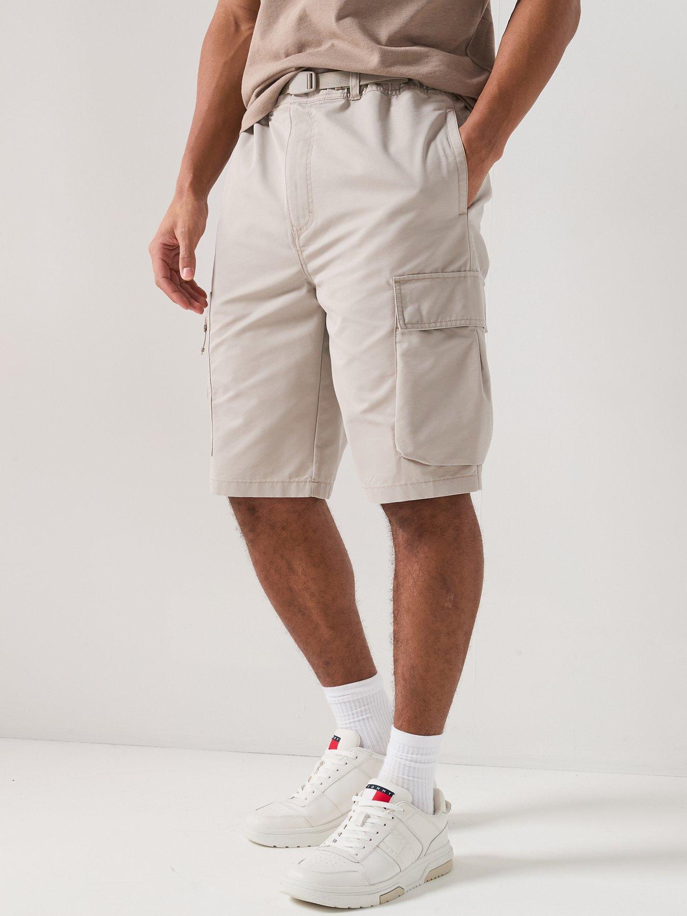 Image 1 of 5 of Tommy Jeans Utility Cargo Shorts - Limestone Dust