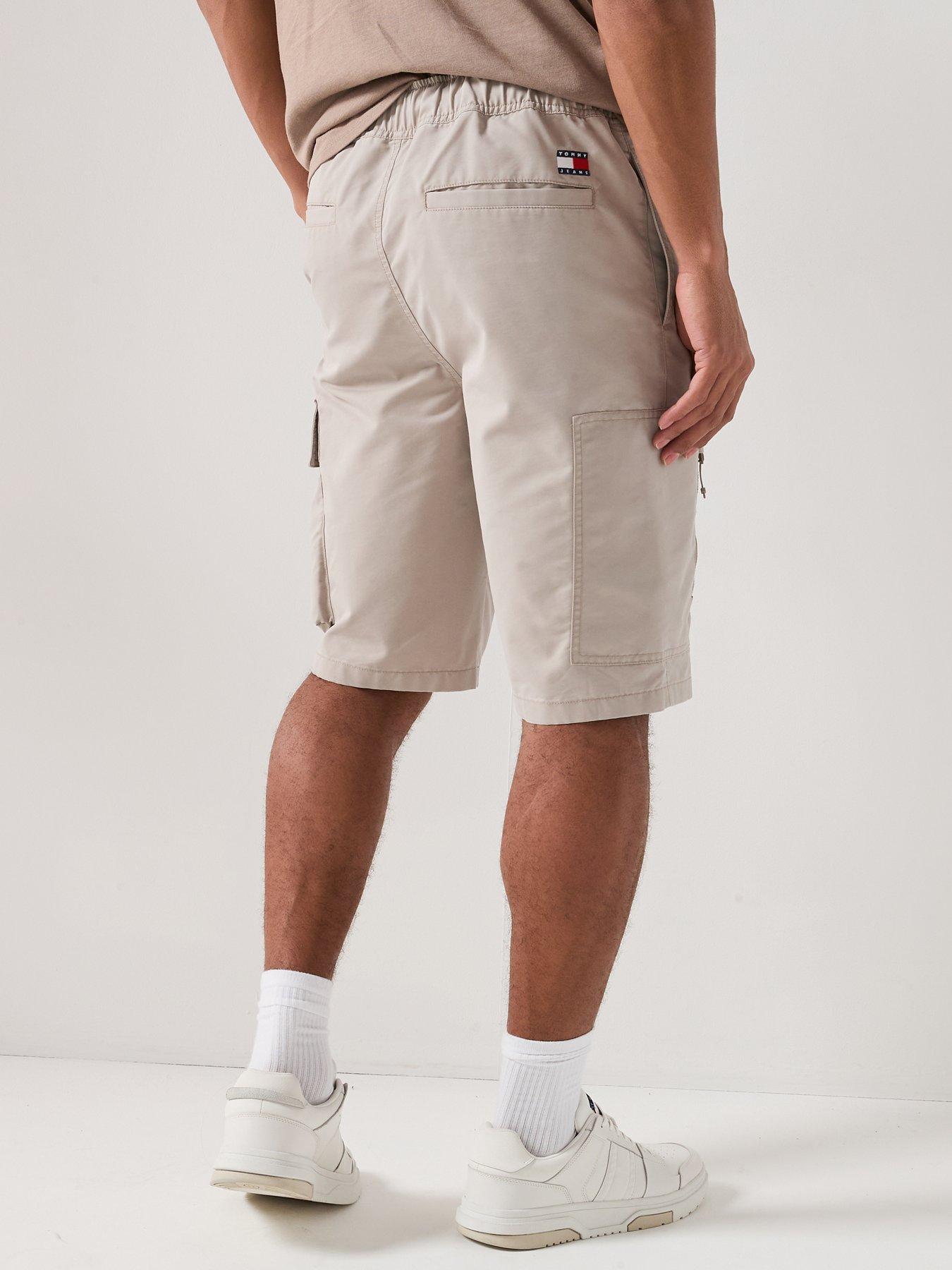 Image 2 of 5 of Tommy Jeans Utility Cargo Shorts - Limestone Dust