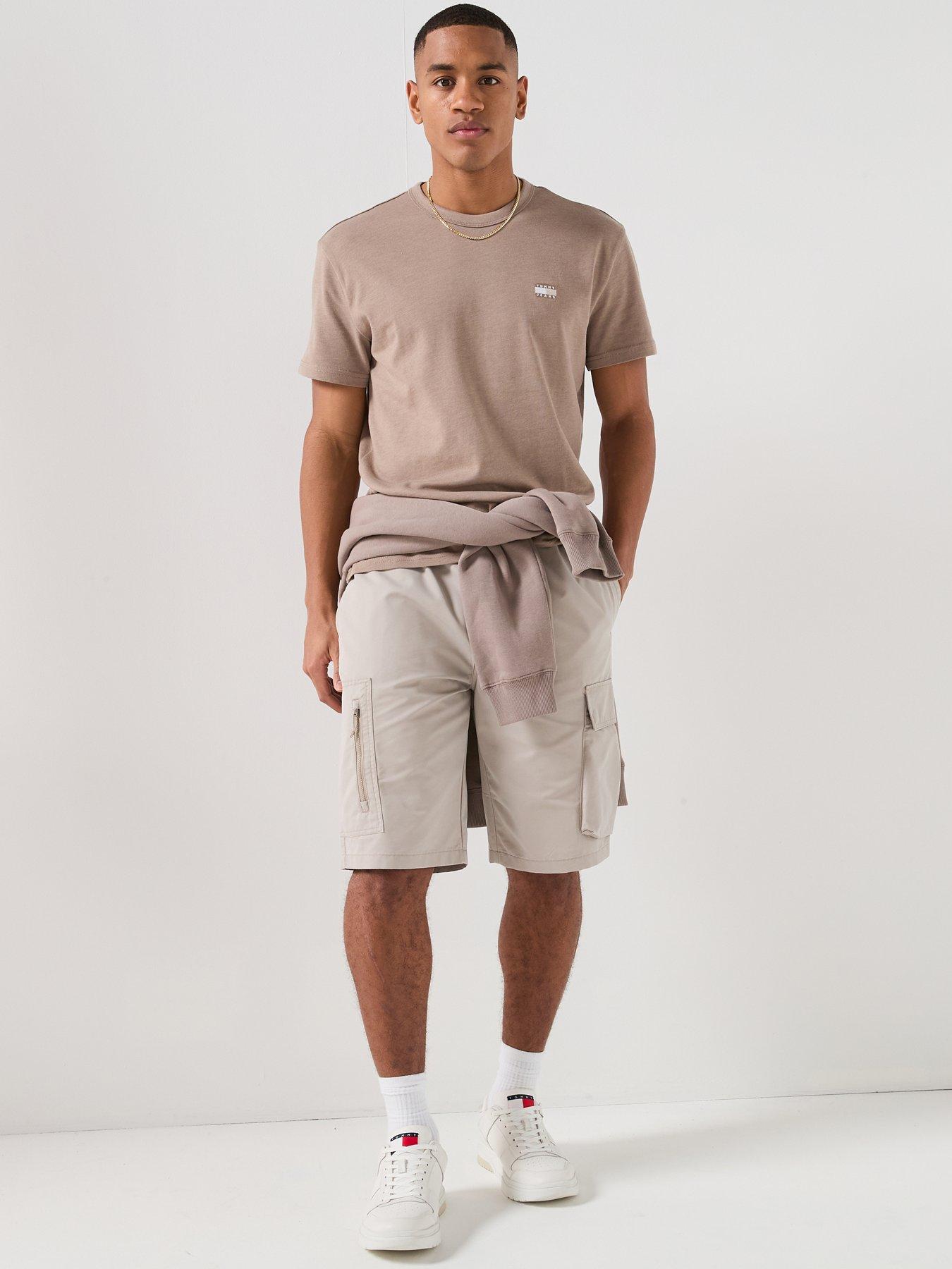 Image 5 of 5 of Tommy Jeans Utility Cargo Shorts - Limestone Dust