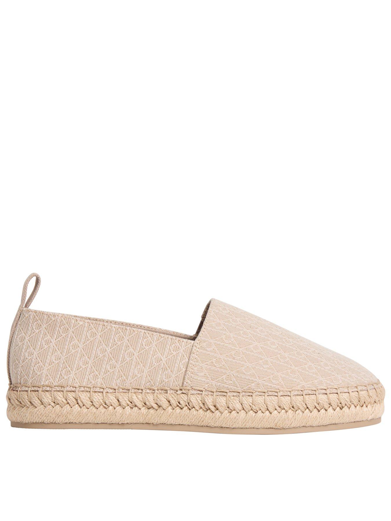 Calvin Klein Oblique Espadrilles - Grey