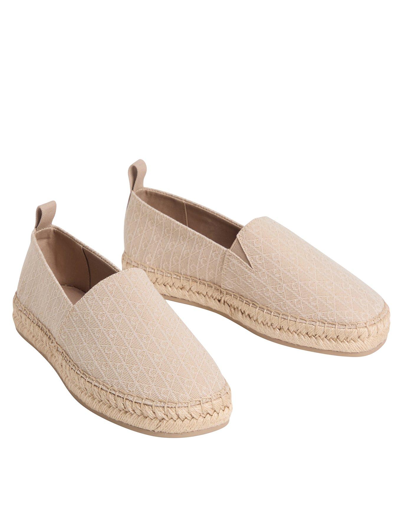Image 2 of 3 of Calvin Klein Oblique Espadrilles - Grey
