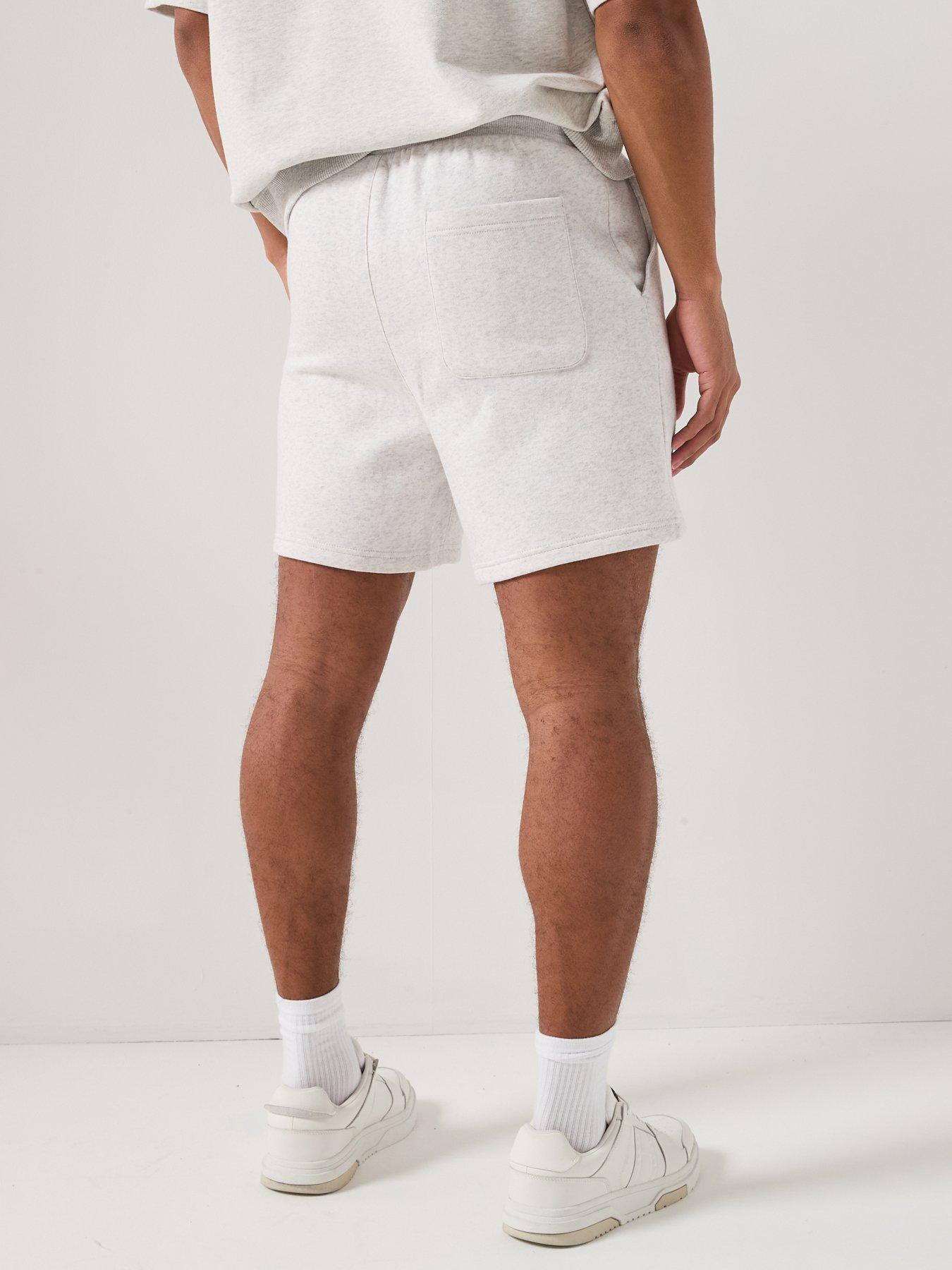 Image 2 of 5 of Tommy Jeans S Flag Sweat Shorts - Grey