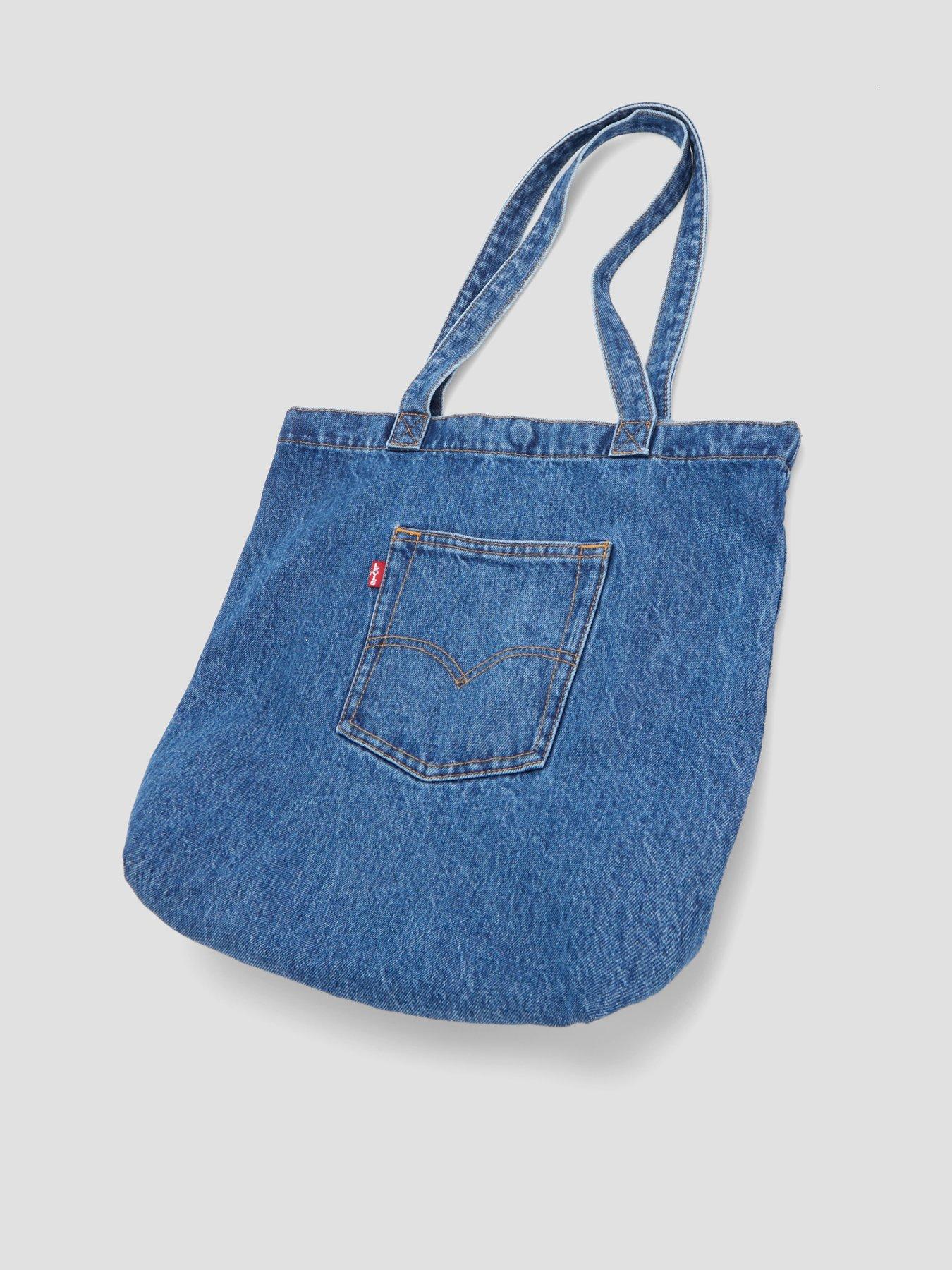 Image 3 of 5 of Levi's Back Pocket Tote Elevation - Blue