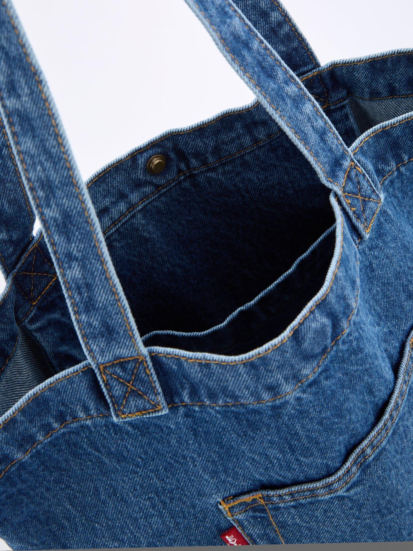 Image 4 of 5 of Levi's Back Pocket Tote Elevation - Blue
