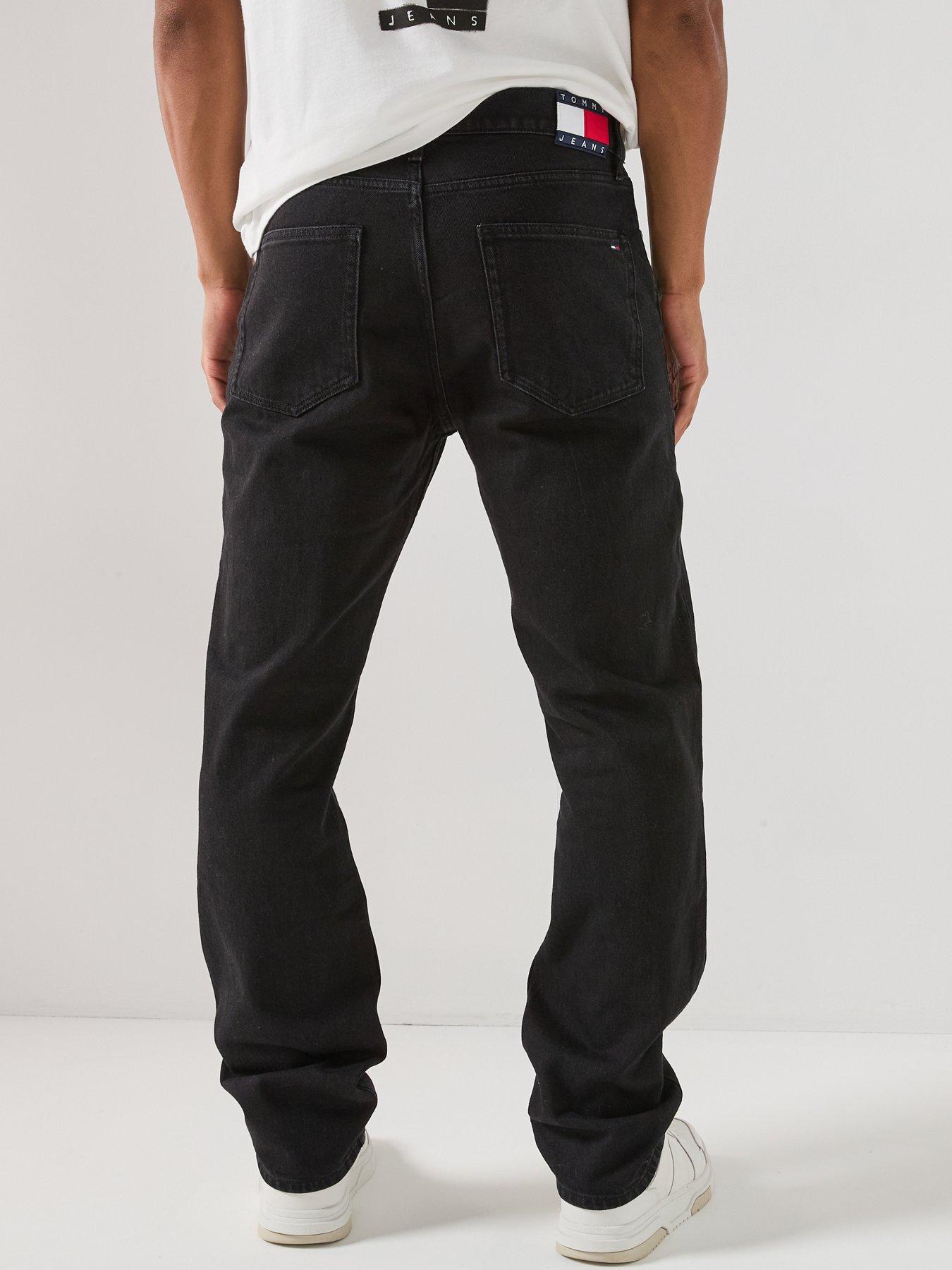 Image 2 of 6 of Tommy Jeans Ryan Slim Straight Jeans - Denim Black