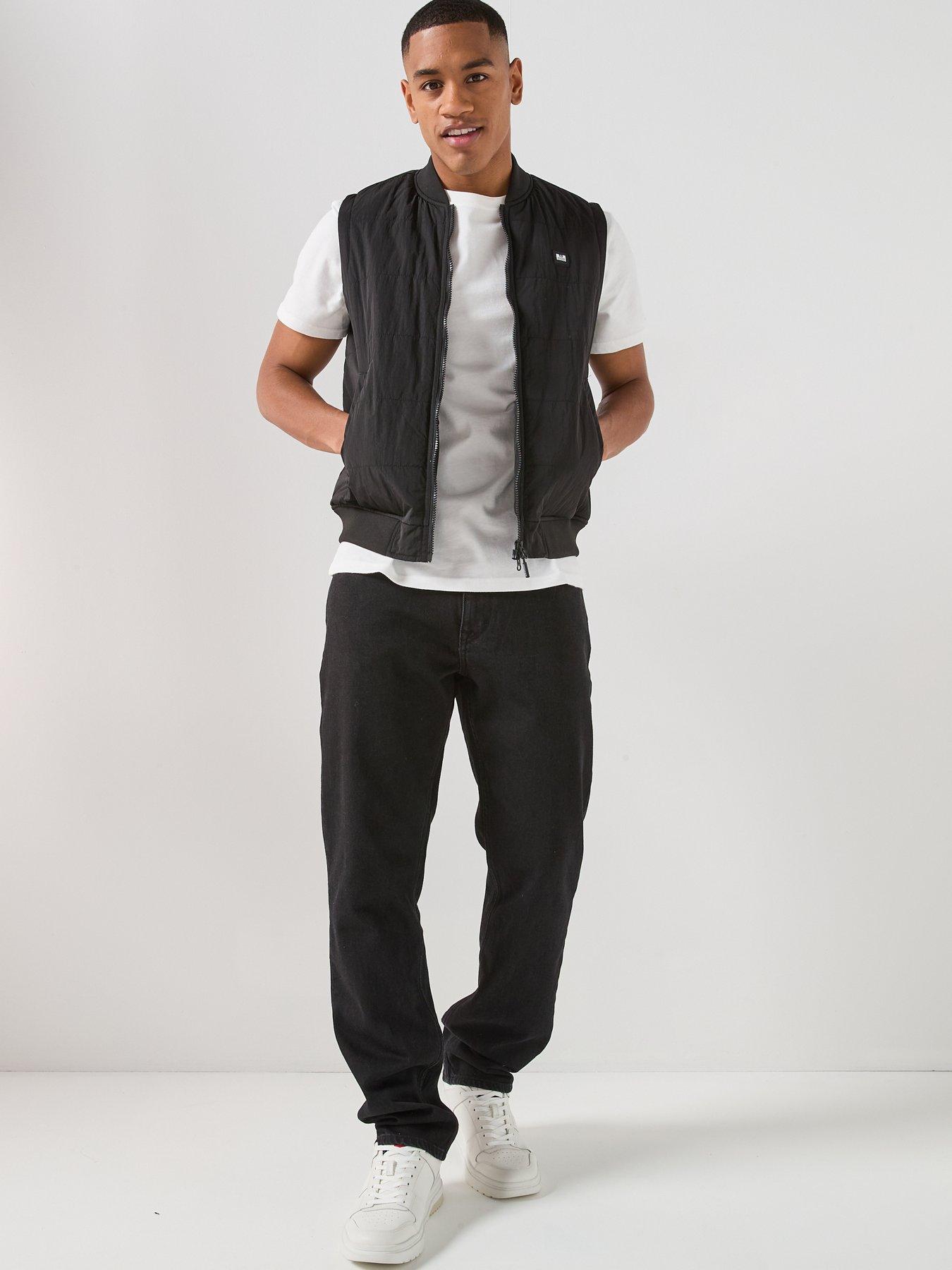 Image 3 of 6 of Tommy Jeans Ryan Slim Straight Jeans - Denim Black