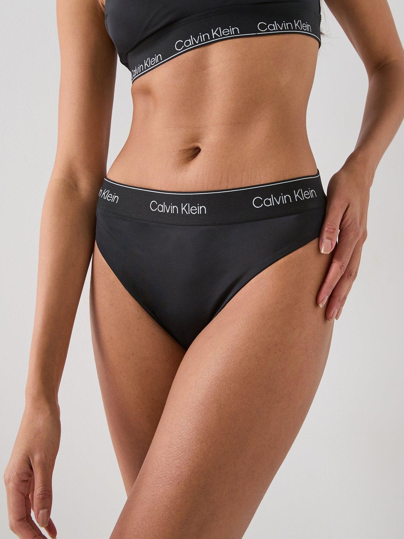 Image 1 of 6 of Calvin Klein Bikini Briefs - Black