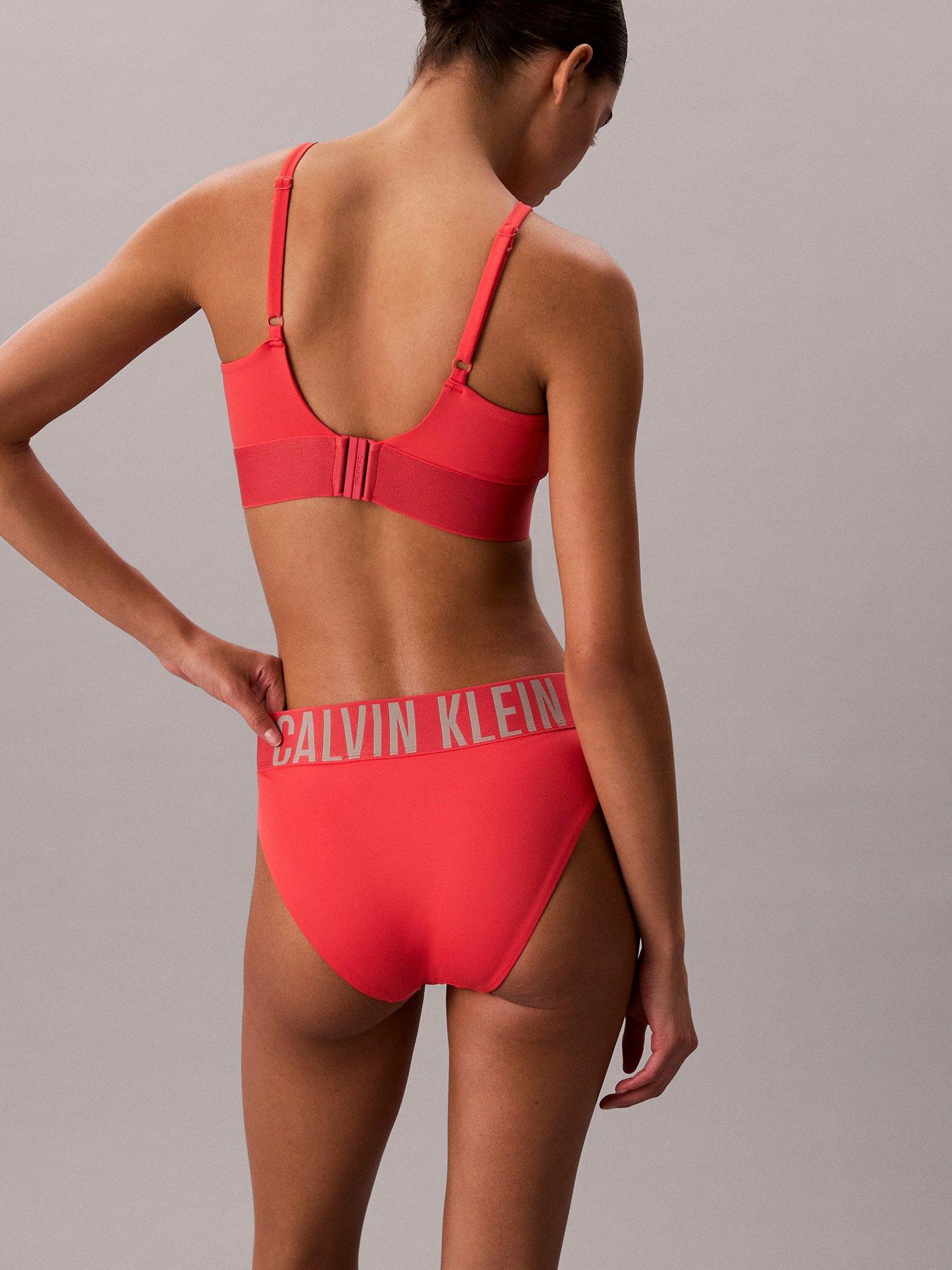Image 2 of 6 of Calvin Klein Intense Power Bikini Bottoms - Red