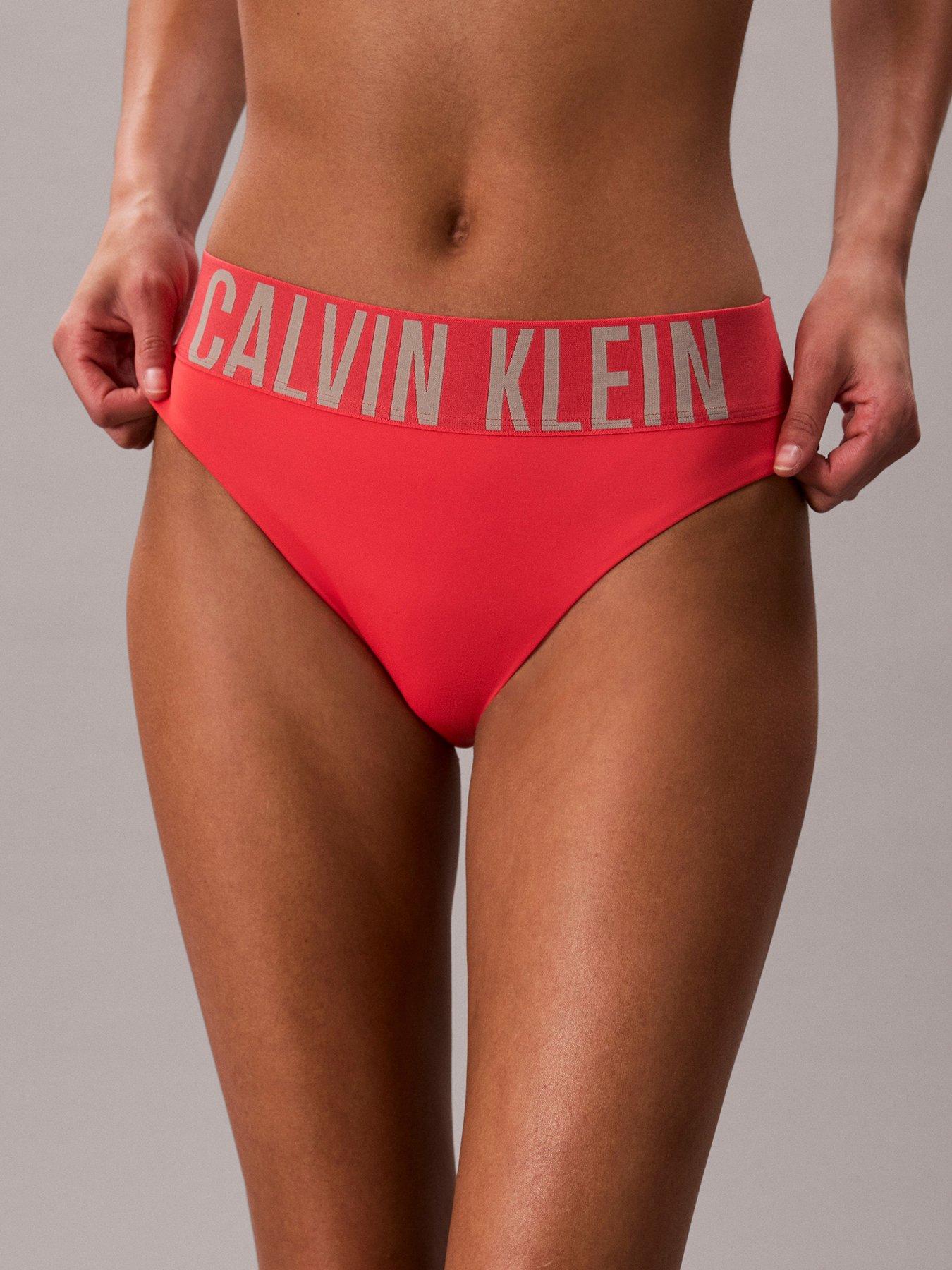 Image 5 of 6 of Calvin Klein Intense Power Bikini Bottoms - Red