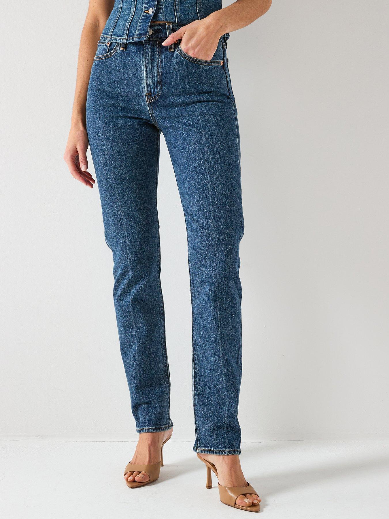 Levi's Wedgie Slim Jeans - Blue