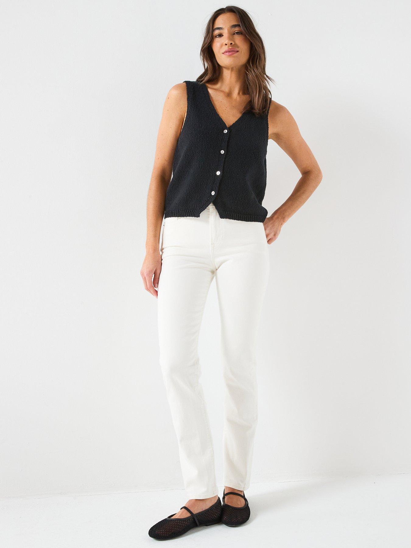 Image 3 of 6 of Levi's Wedgie Slim - White