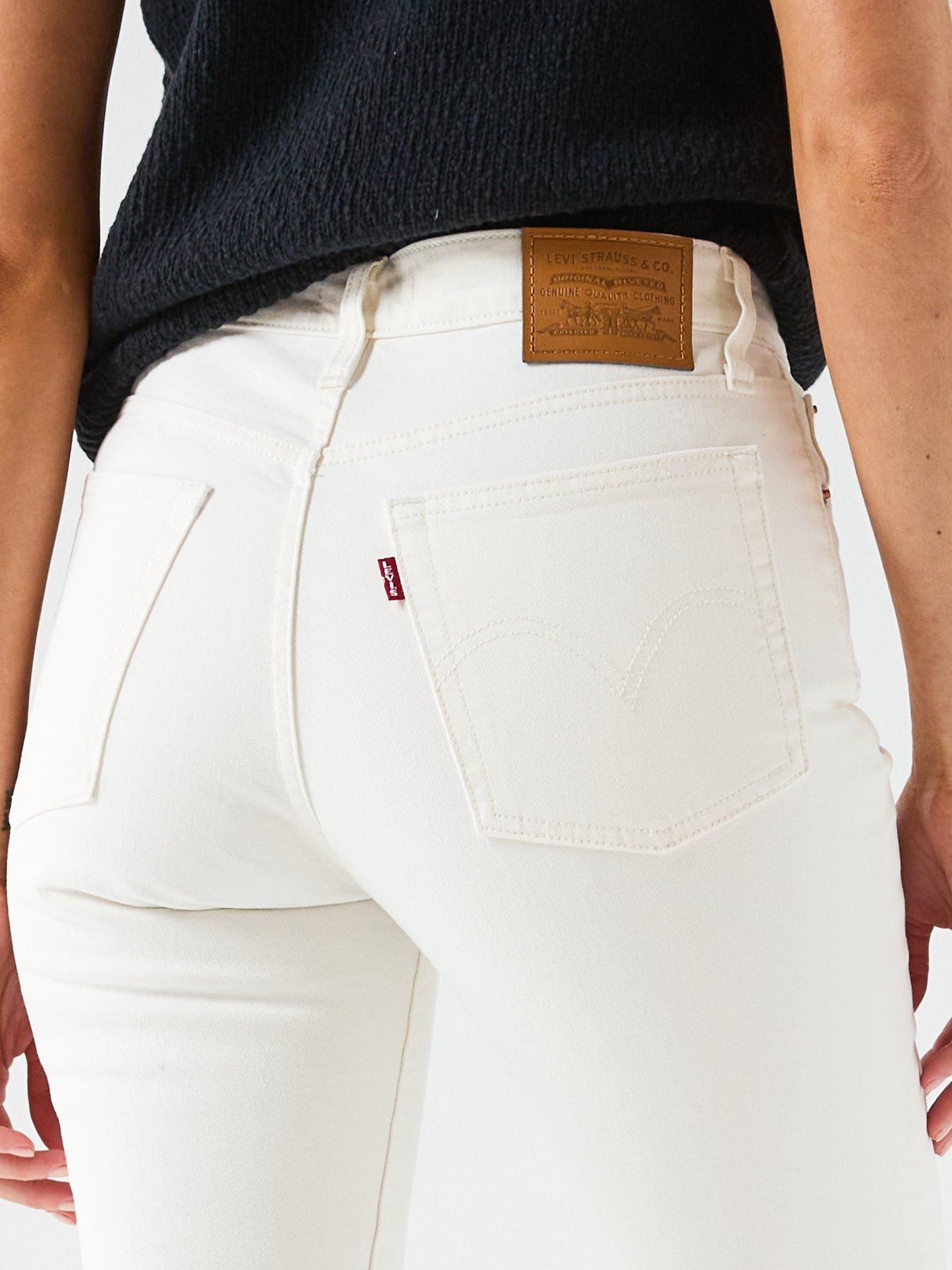 Image 4 of 6 of Levi's Wedgie Slim - White