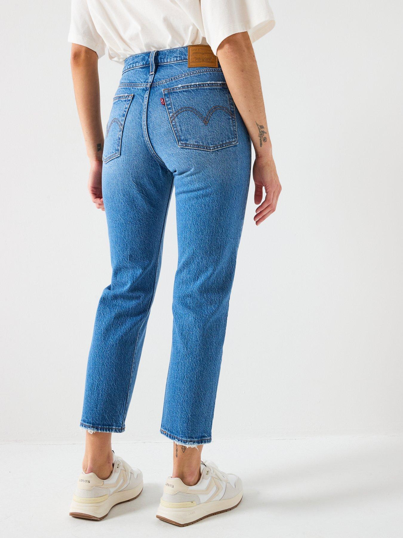 Image 2 of 6 of Levi's Wedgie Straight Jeans - Blue