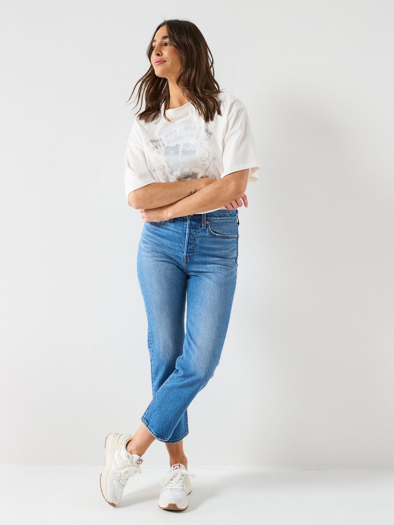 Image 6 of 6 of Levi's Wedgie Straight Jeans - Blue