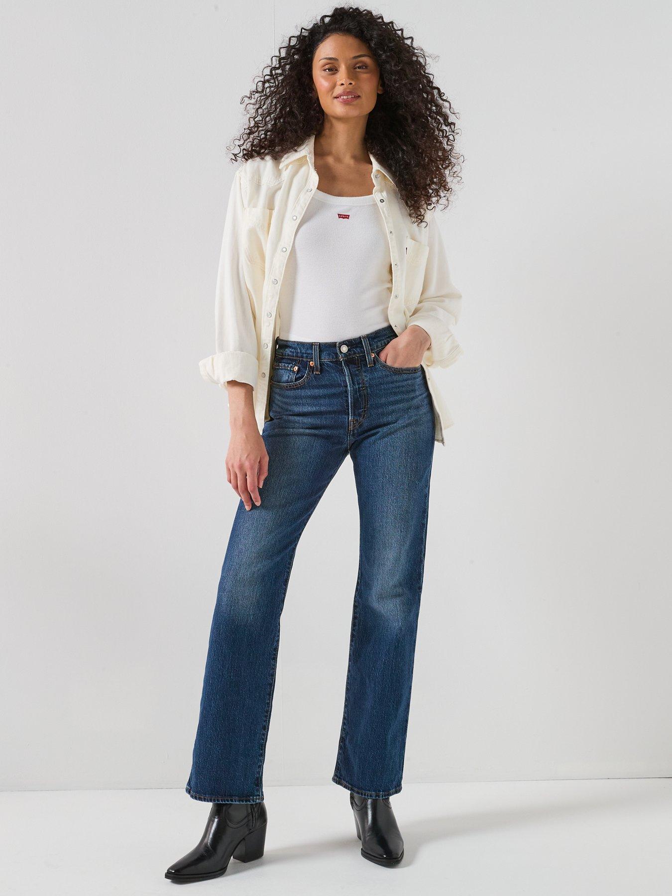  image of levis-wedgie-bootcut-jeans-bold-amp-beautiful-blue