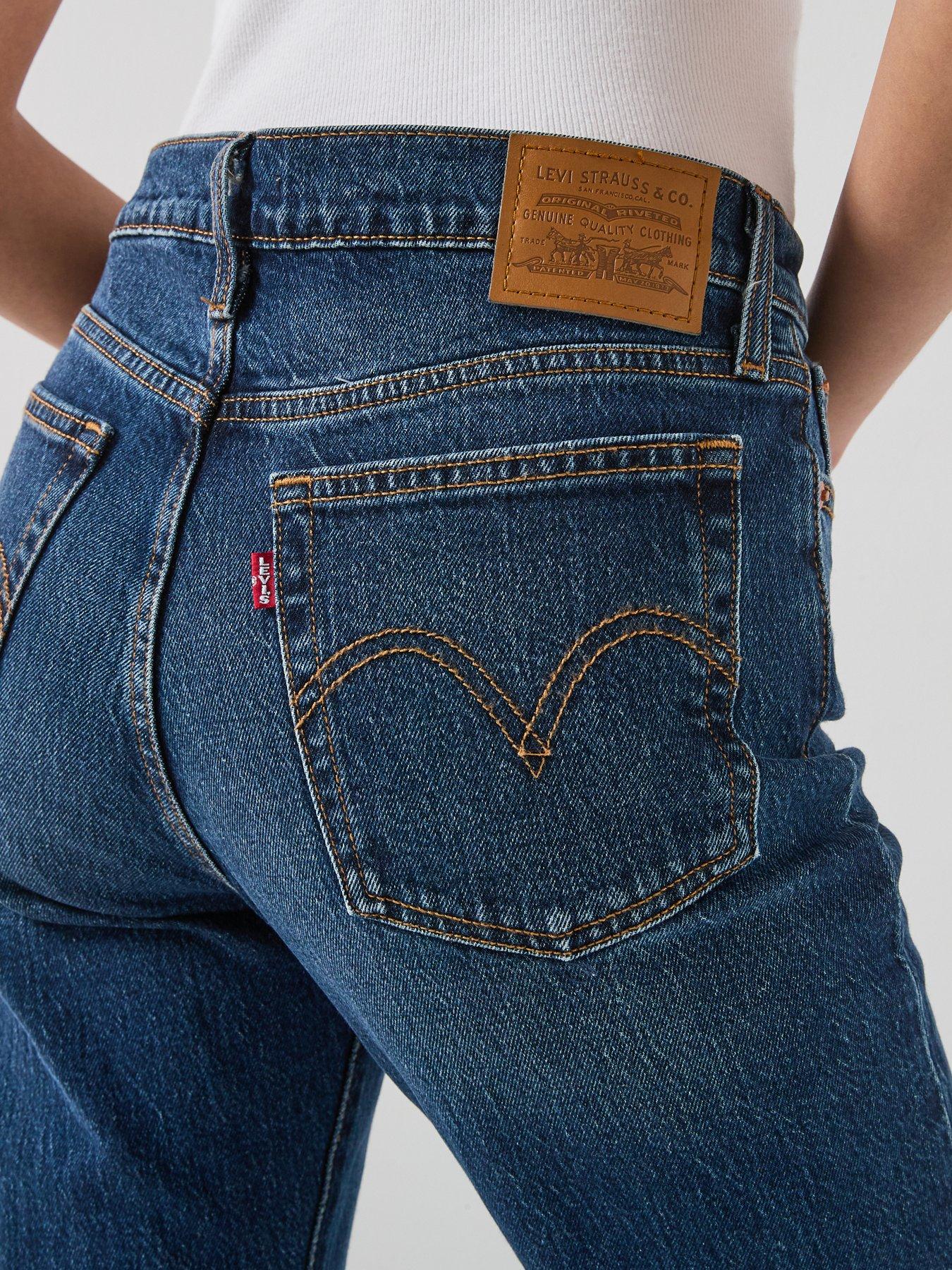  image of levis-wedgie-bootcut-jeans-bold-amp-beautiful-blue