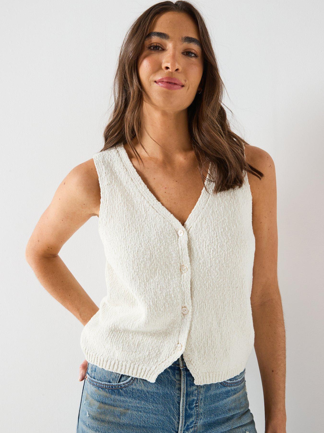 Levi's Helen Mini Boucle Vest - Beige