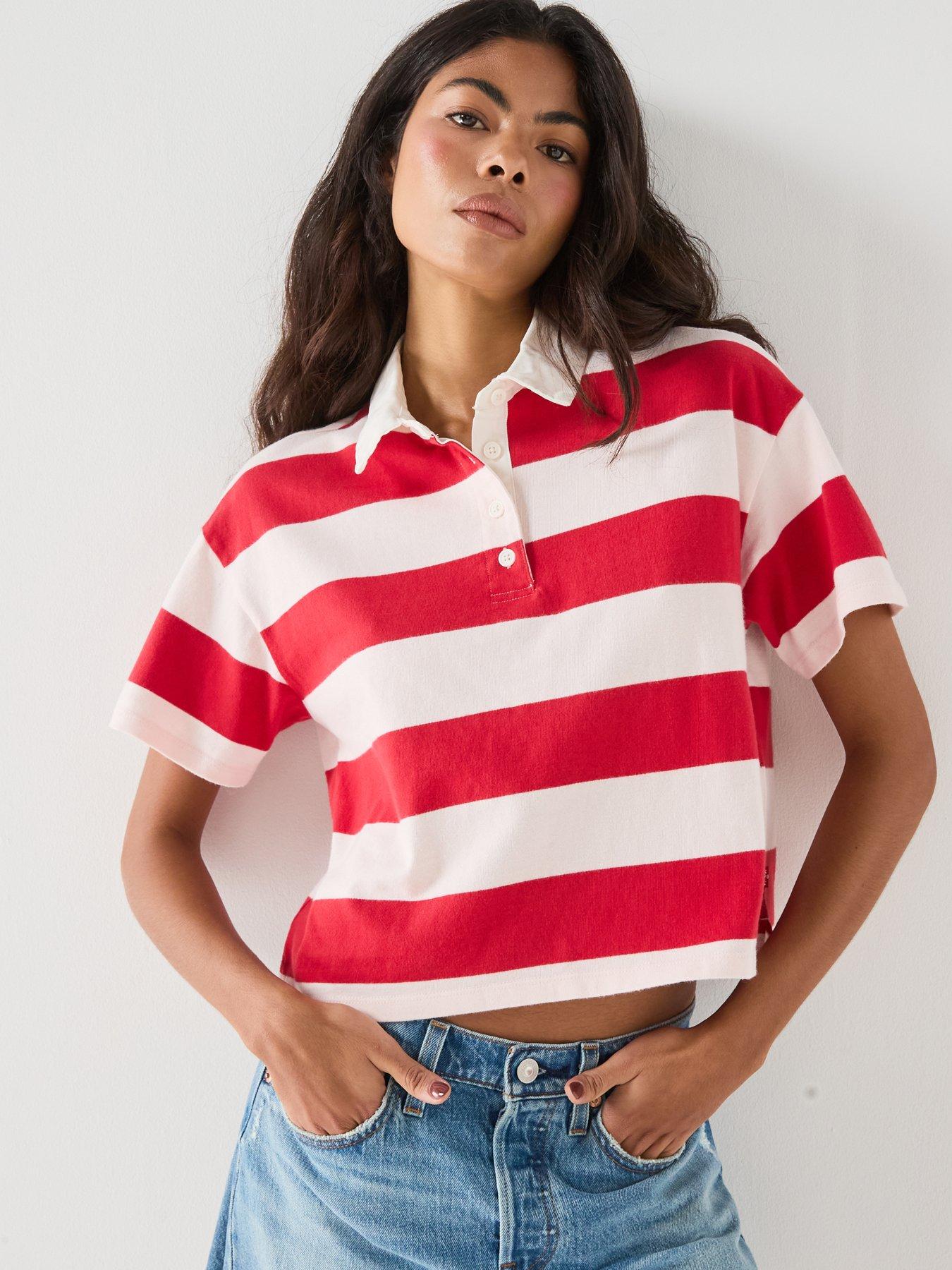Image 6 of 6 of Levi's Aries Rubgy Polo - Red