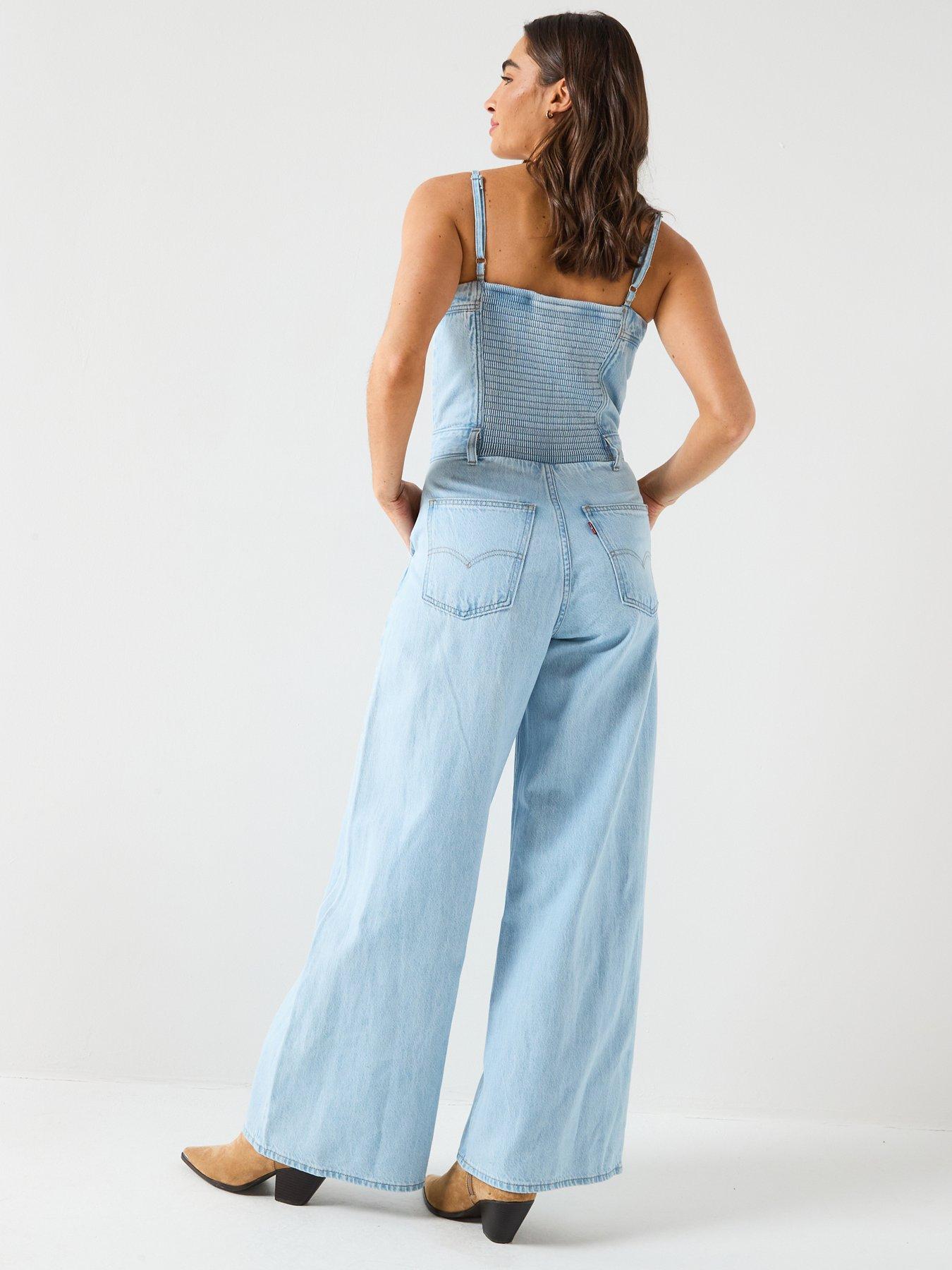 stillFront image of levis-bustier-jumpsuit-blue