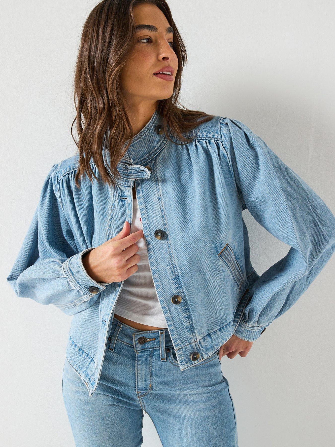 Levi's Parker Pretty Short Coat - Blue