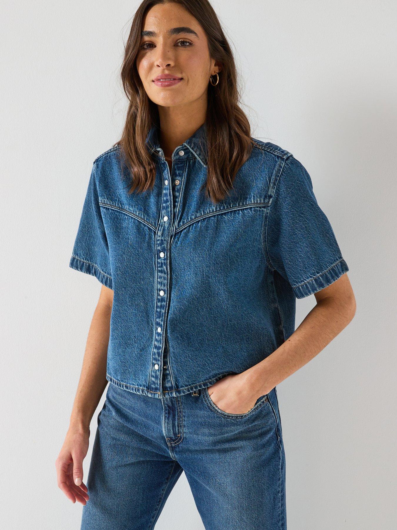 Levi's Logan Short Sleeve Denim Shirt - Blue