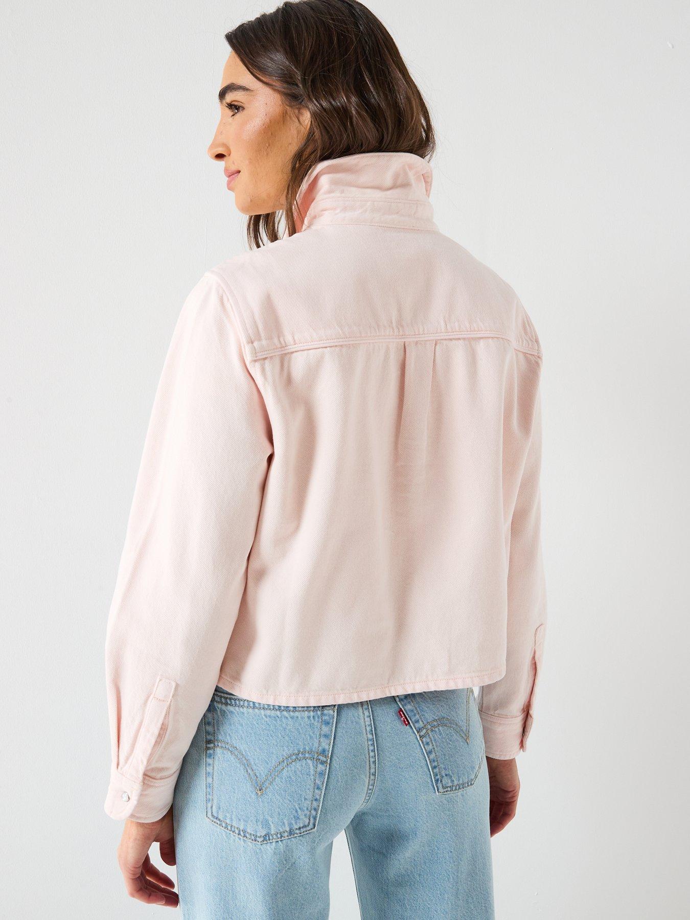  image of levis-logan-tencel-shacket-dusty-crystal-pink