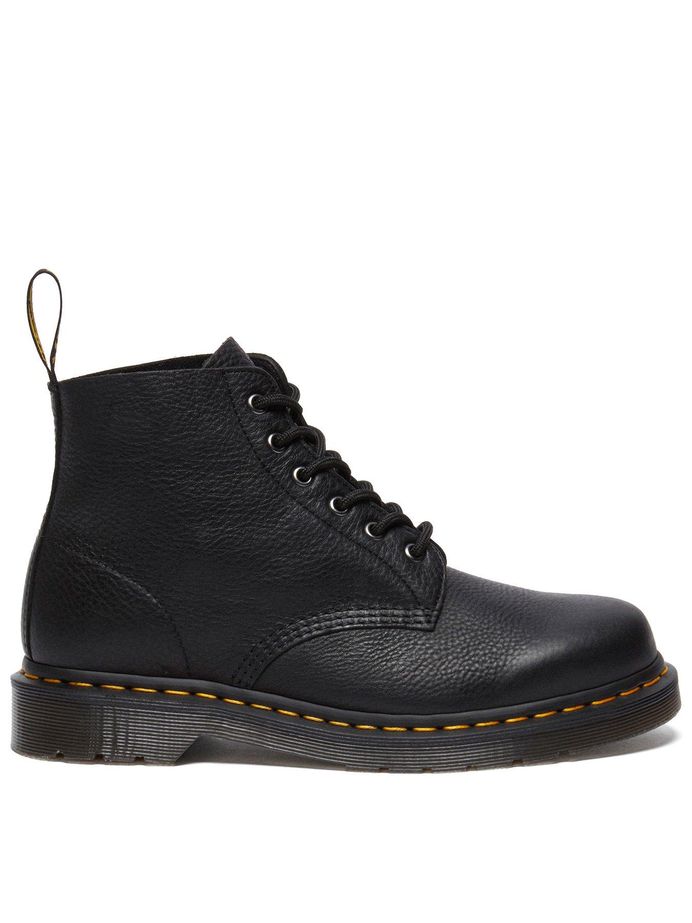 Dr Martens Dr 101 6 Eye Lace Up Boots - Black
