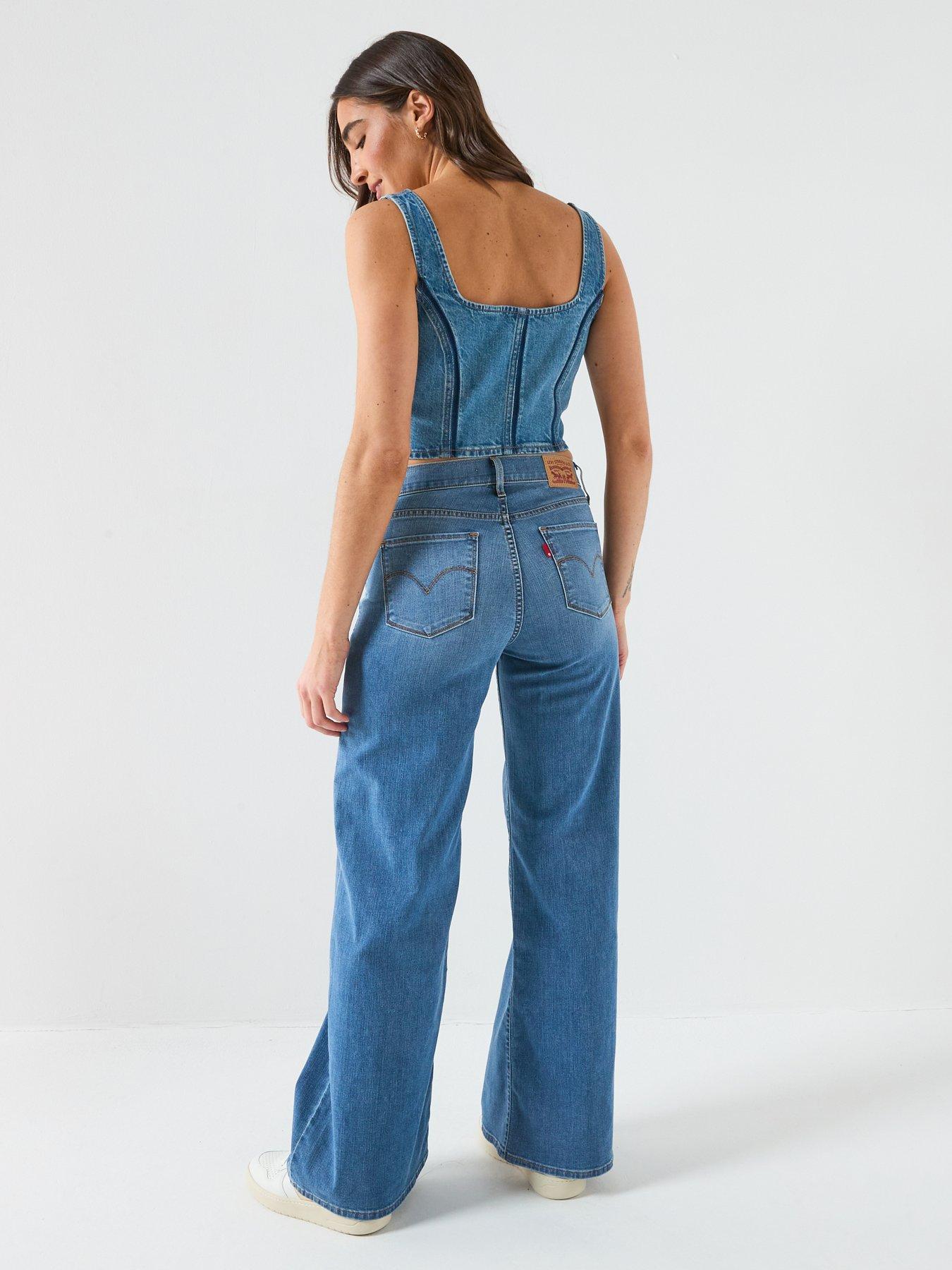  image of levis-seamed-zip-bustier