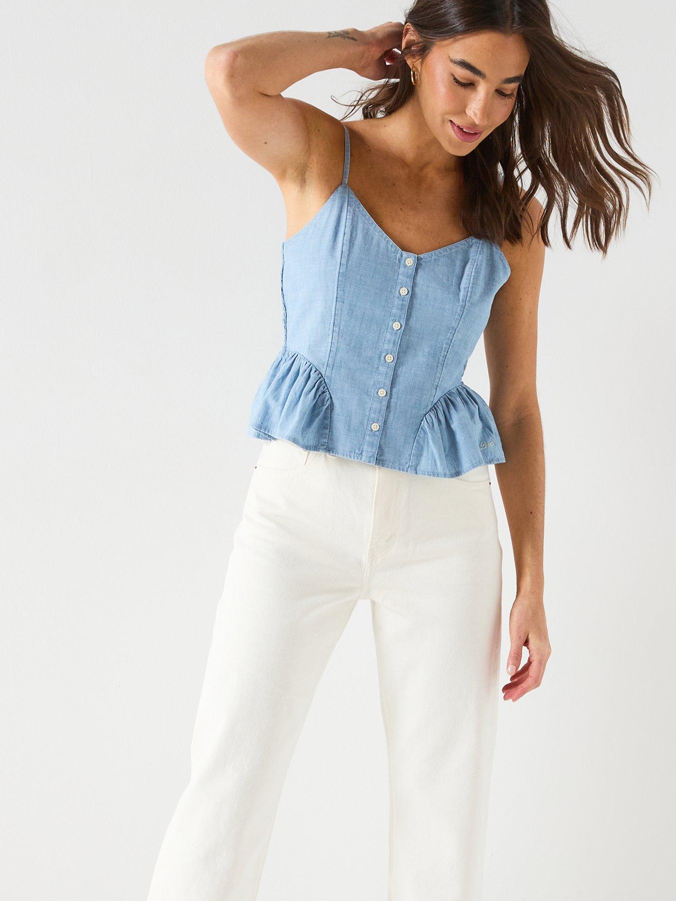 Image 5 of 6 of Levi's Monaco Sleeveless Top- Black