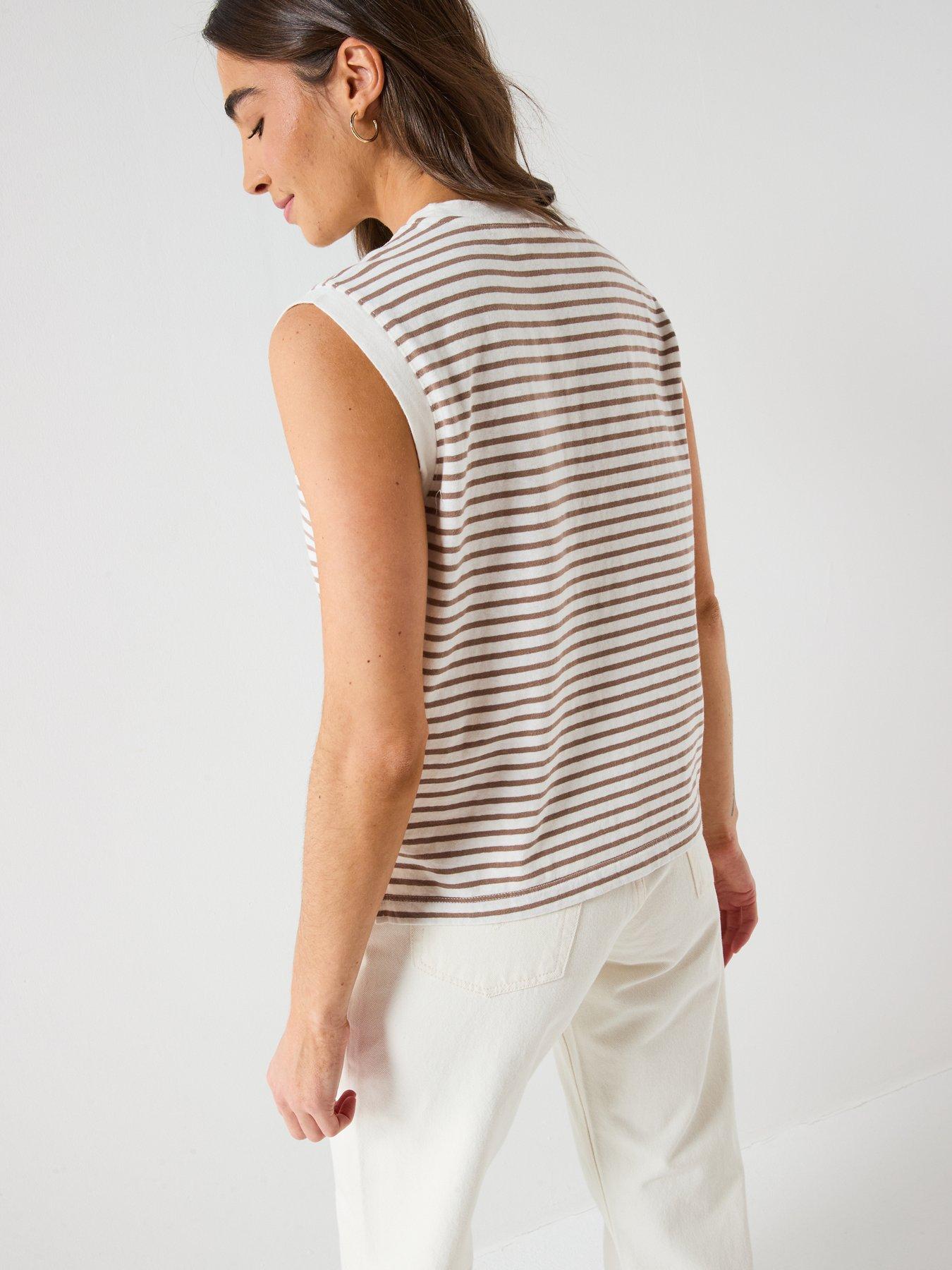 Image 2 of 6 of Levi's Boxy Tank - Beige