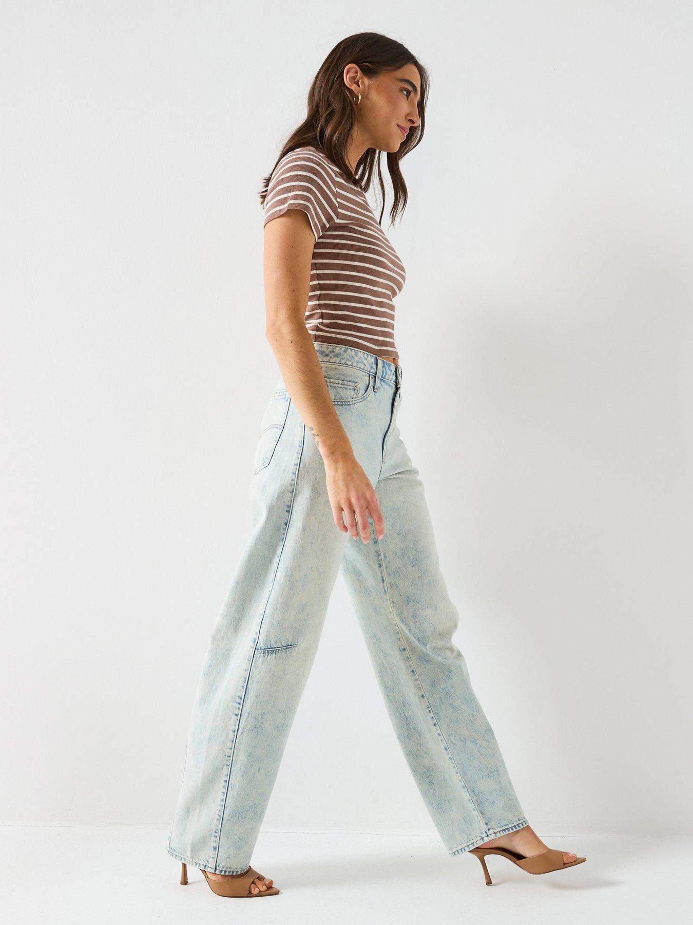 Image 5 of 6 of Levi's Baggy Dad Barrel - Blue