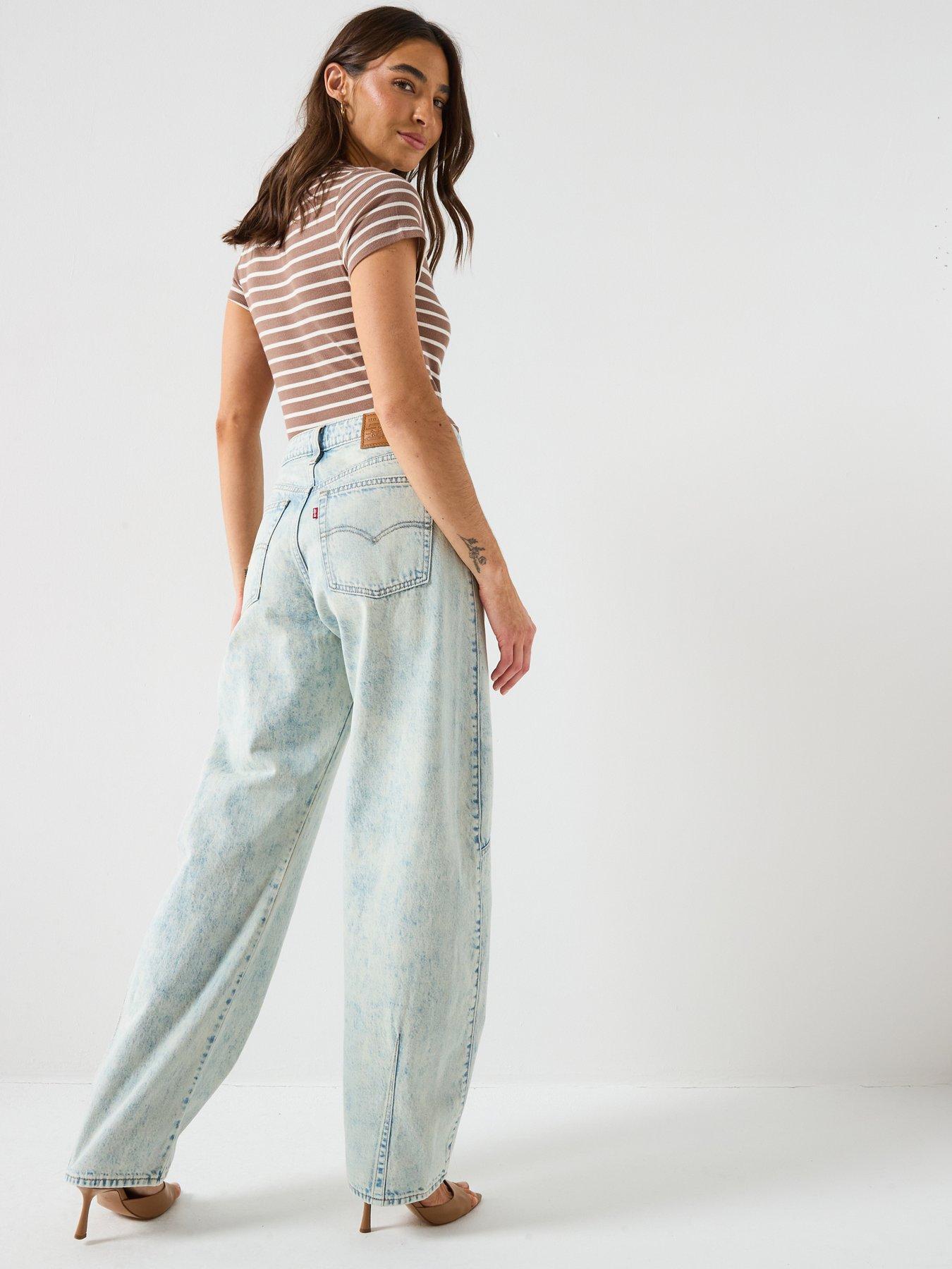 Image 6 of 6 of Levi's Baggy Dad Barrel - Blue