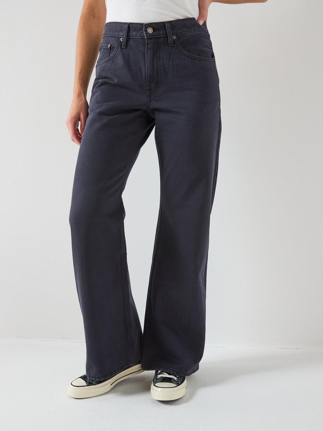 Image 1 of 6 of Levi's Loose Boot Jeans - Black