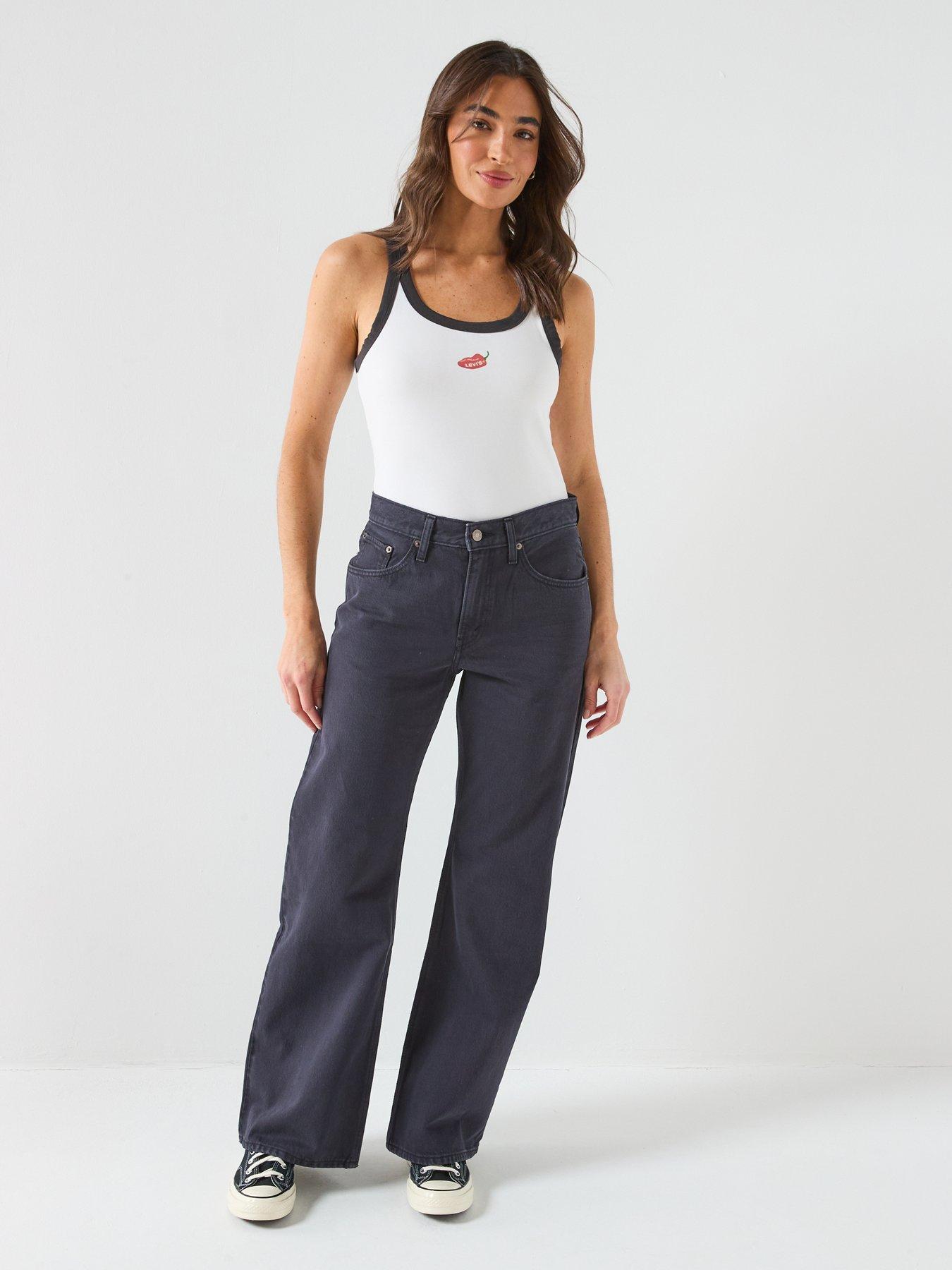 Image 3 of 6 of Levi's Loose Boot Jeans - Black