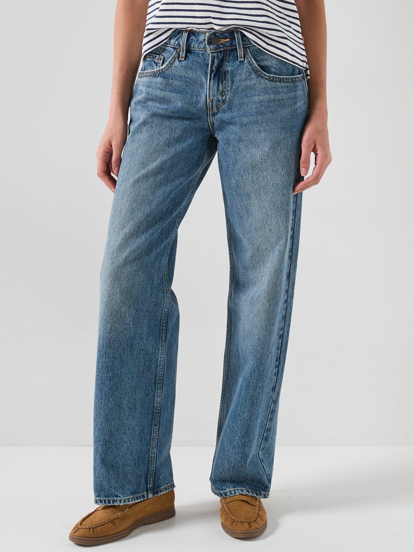 Levi's Low Loose Straight Leg Jeans - Blue