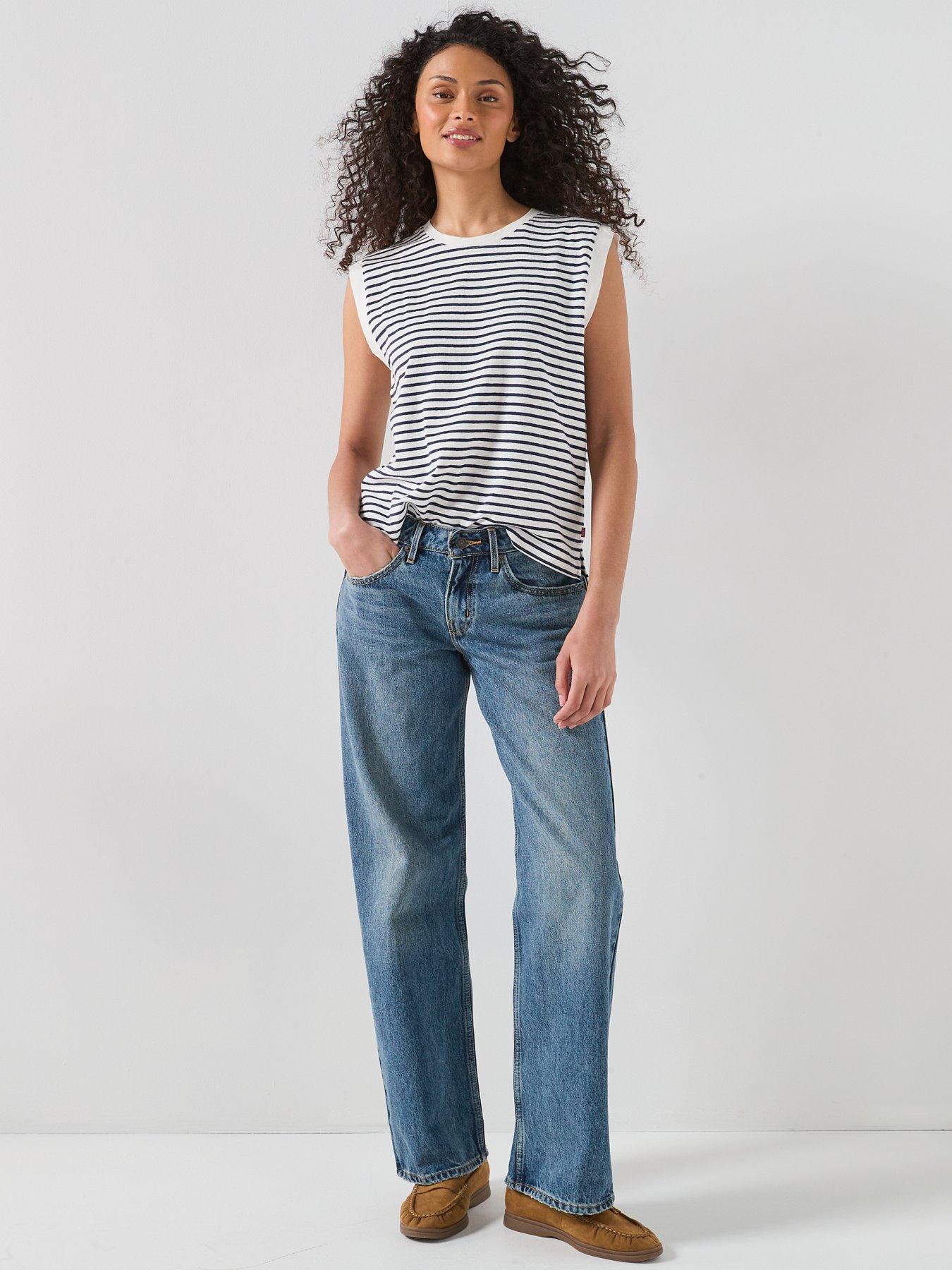  image of levis-low-loose-straight-leg-jeans-blue