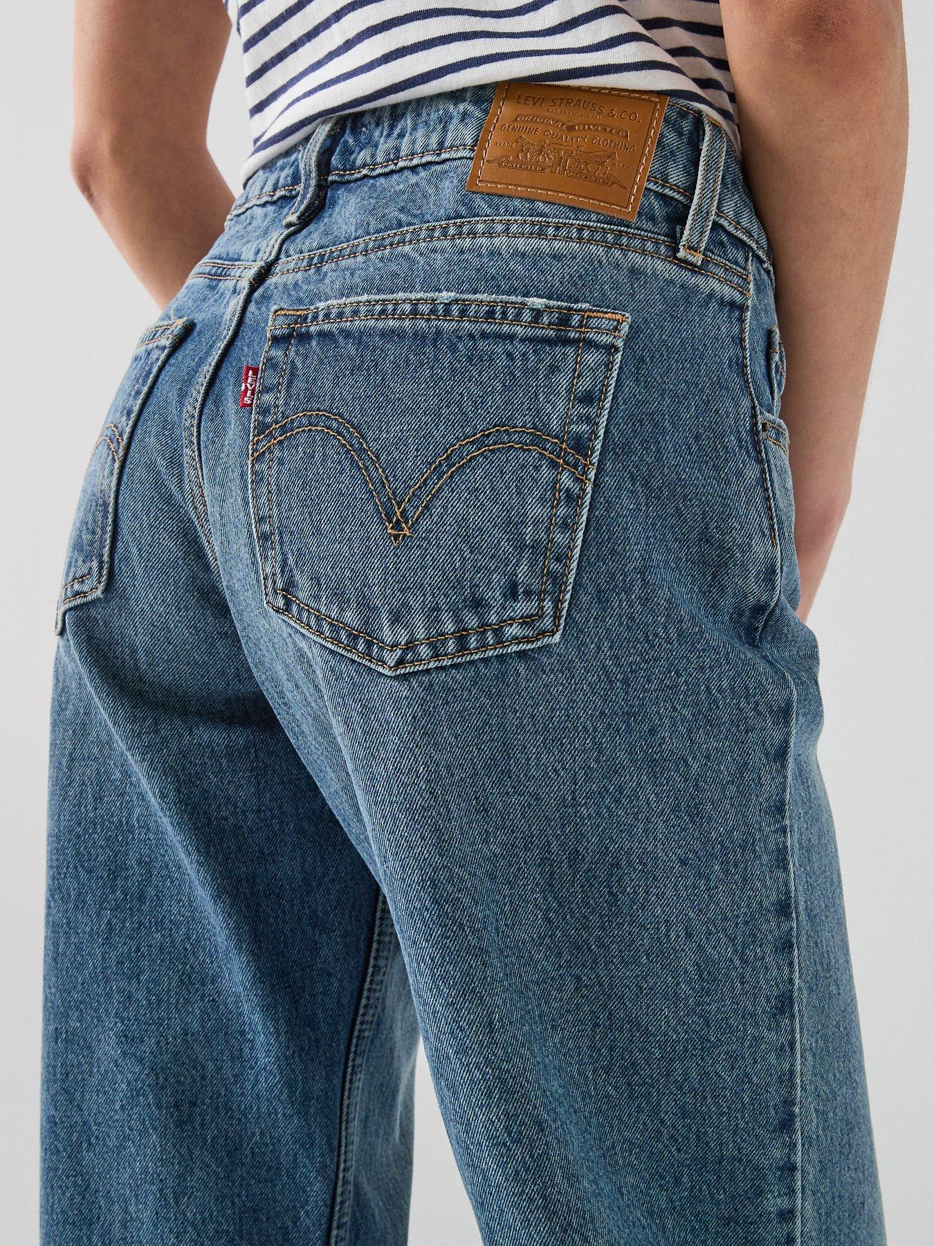  image of levis-low-loose-straight-leg-jeans-blue