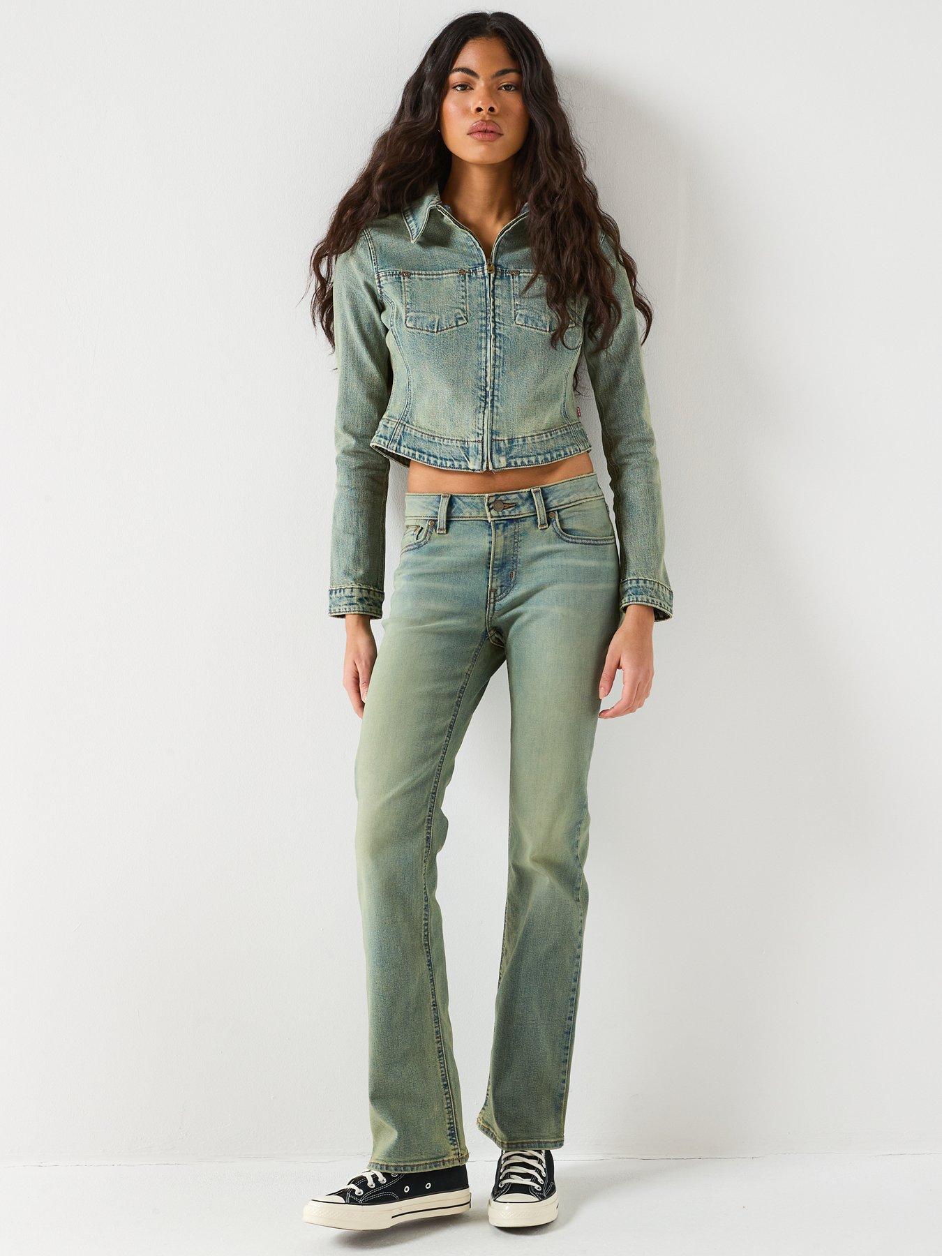  image of levis-y2k-stretch-fitted-trucker-denim-cropped-jacket-blue