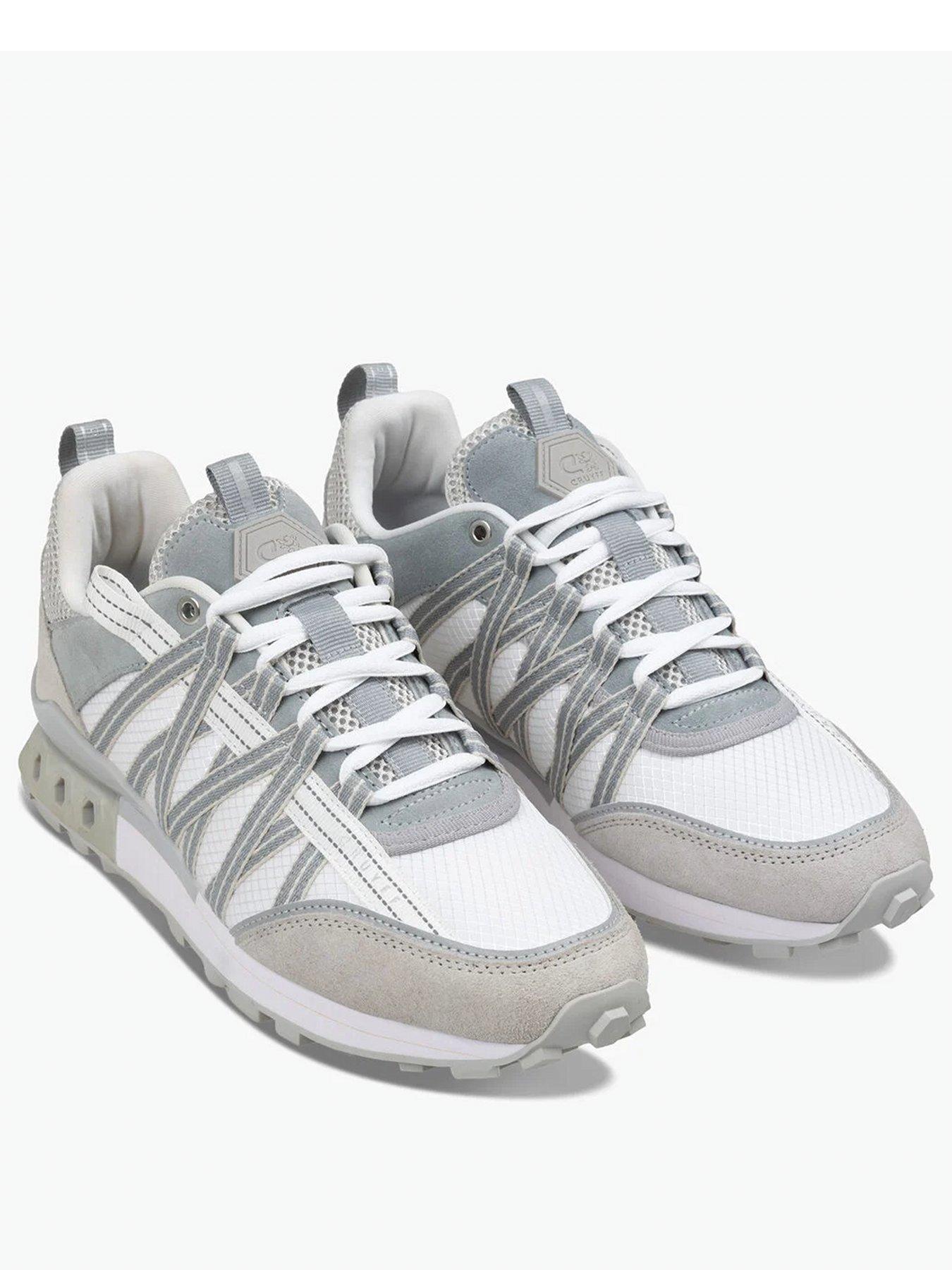 Image 2 of 3 of CRUYFF Fearia Hex-Tech Trainers - Light Grey